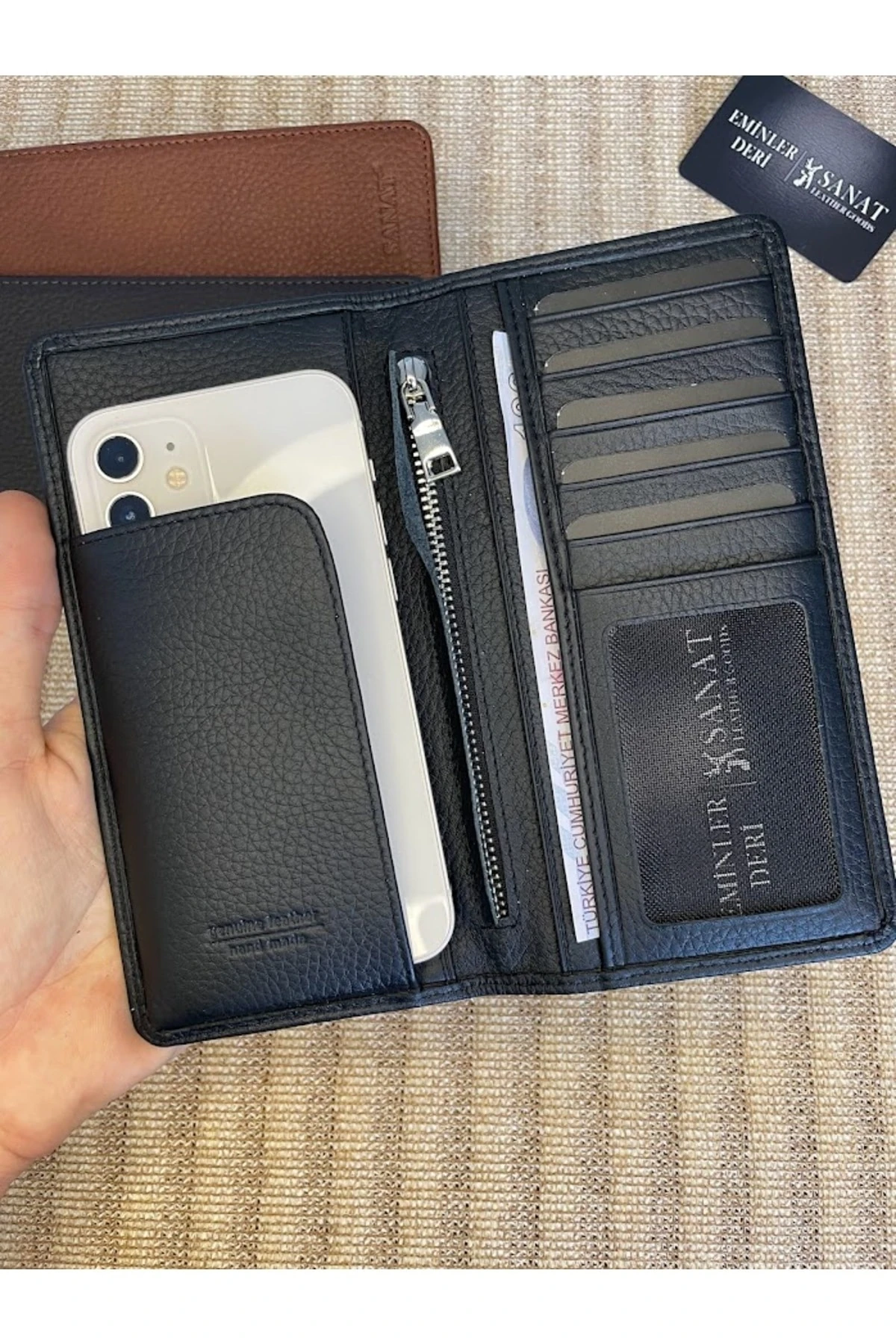 SL-2154 hakiki deri özel üretim cüzdan
