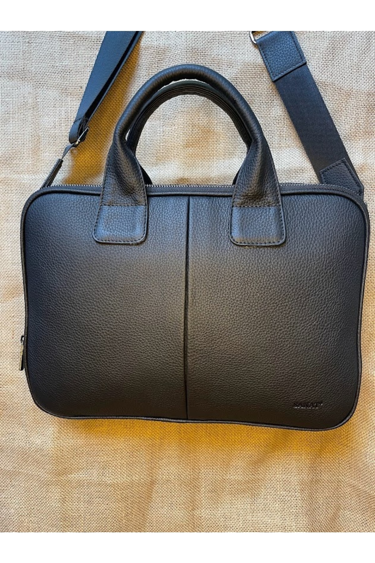 Sl-517 Hakiki Deri Laptop/dizüstü Bilgisayar Çantası 25cmx 36cmx 6cm