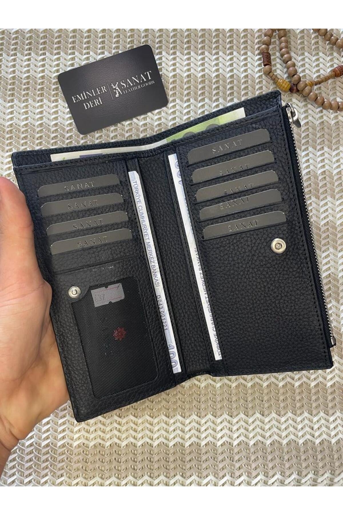 Sl-2164 hakiki deri antalya yaz sezonu modeli unisex cüzdan