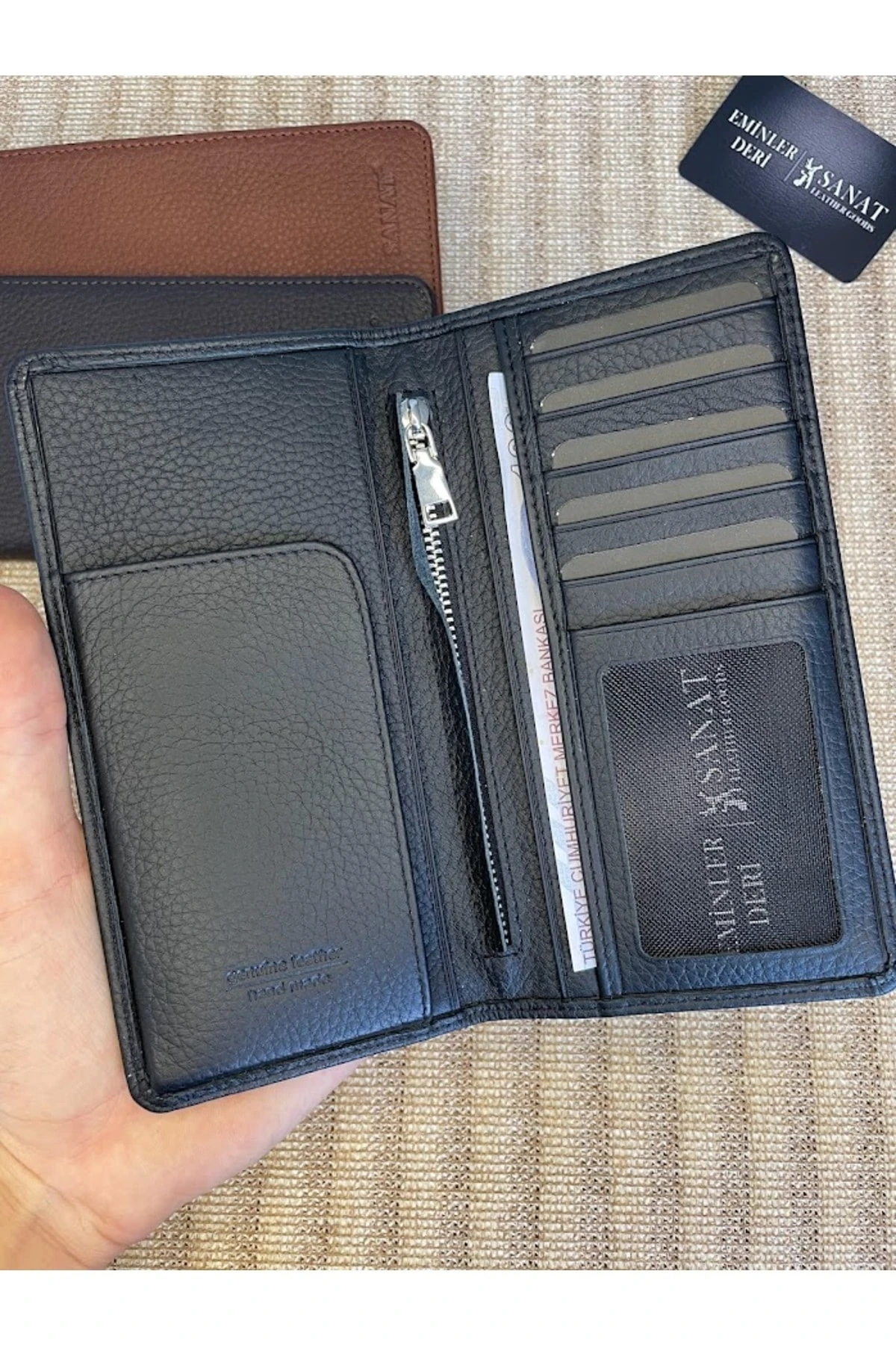 SL-2154 hakiki deri özel üretim cüzdan