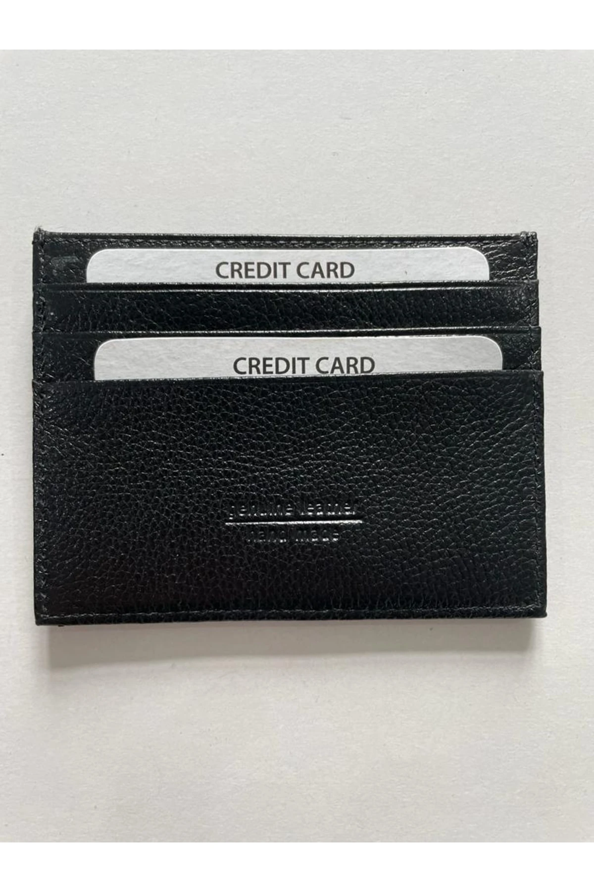 Sl-1079-1 Hakiki Deri Çapraz Bölme Kartlık / Cüzdan Kağıt Para Bölmeli