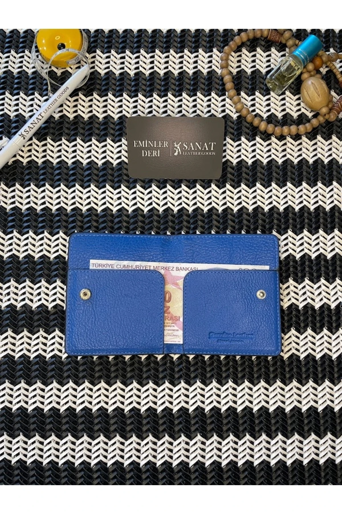 Sl-639 Model HAKİKİ DERİ ERKEK KARTLIK ÇITÇITLI