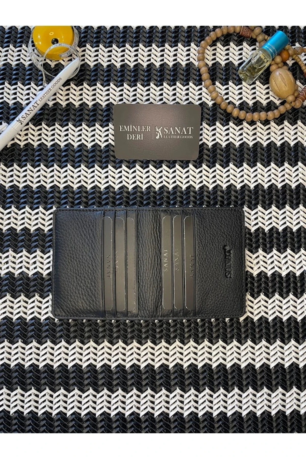 Sl-639 Model HAKİKİ DERİ ERKEK KARTLIK ÇITÇITLI