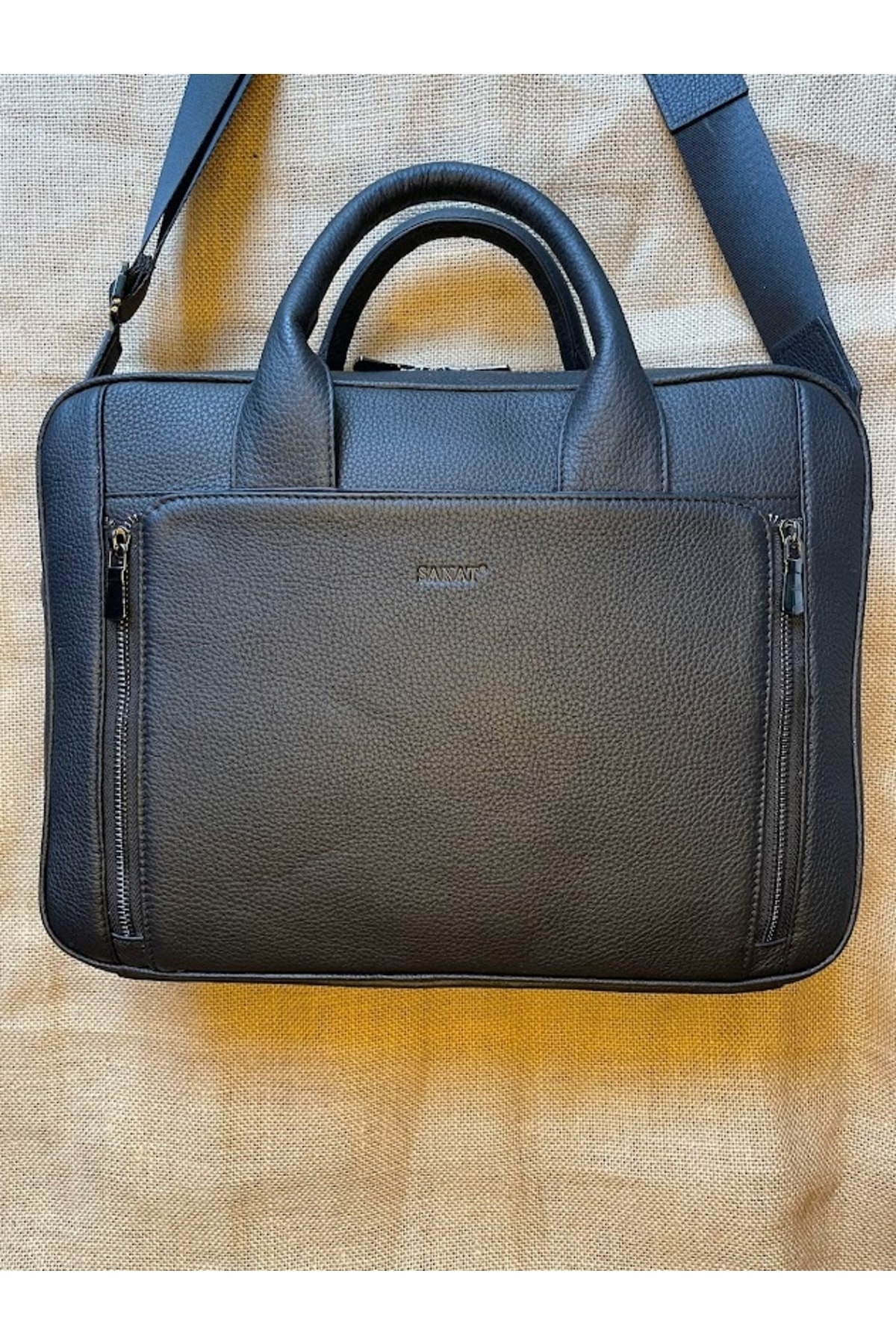 Sl-518 Hakiki Deri Özel Üretim Laptop/dizüstü Bilgisayar Çantası 38cm×28cm×9,5cm