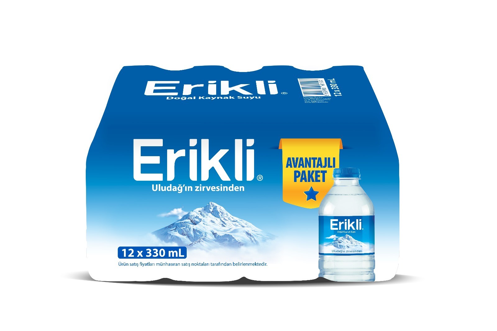 Erikli 330 ml Pet Şişe Su