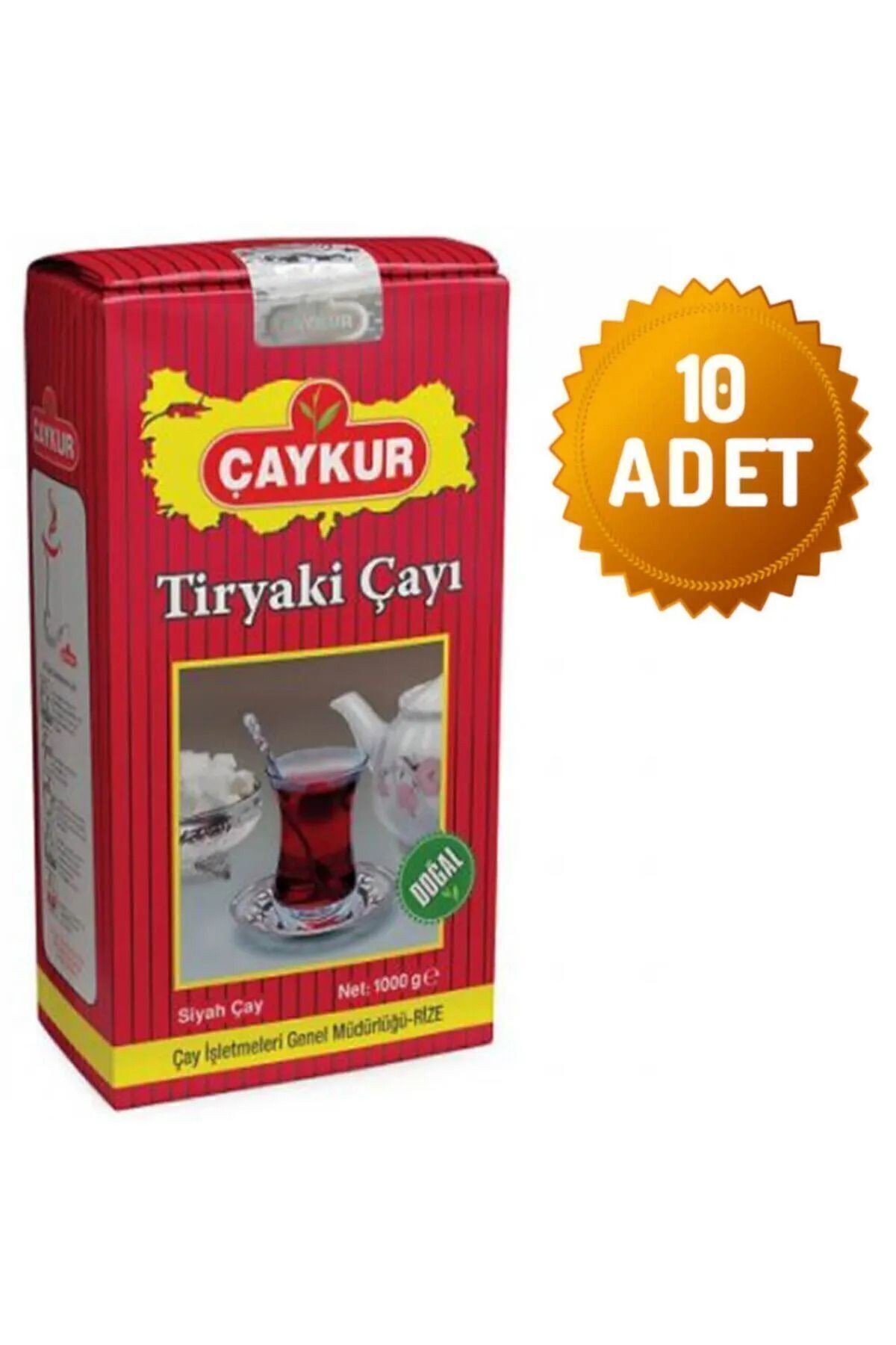 Tiryaki Siyah Dökme Çay 10 X 1 Kg