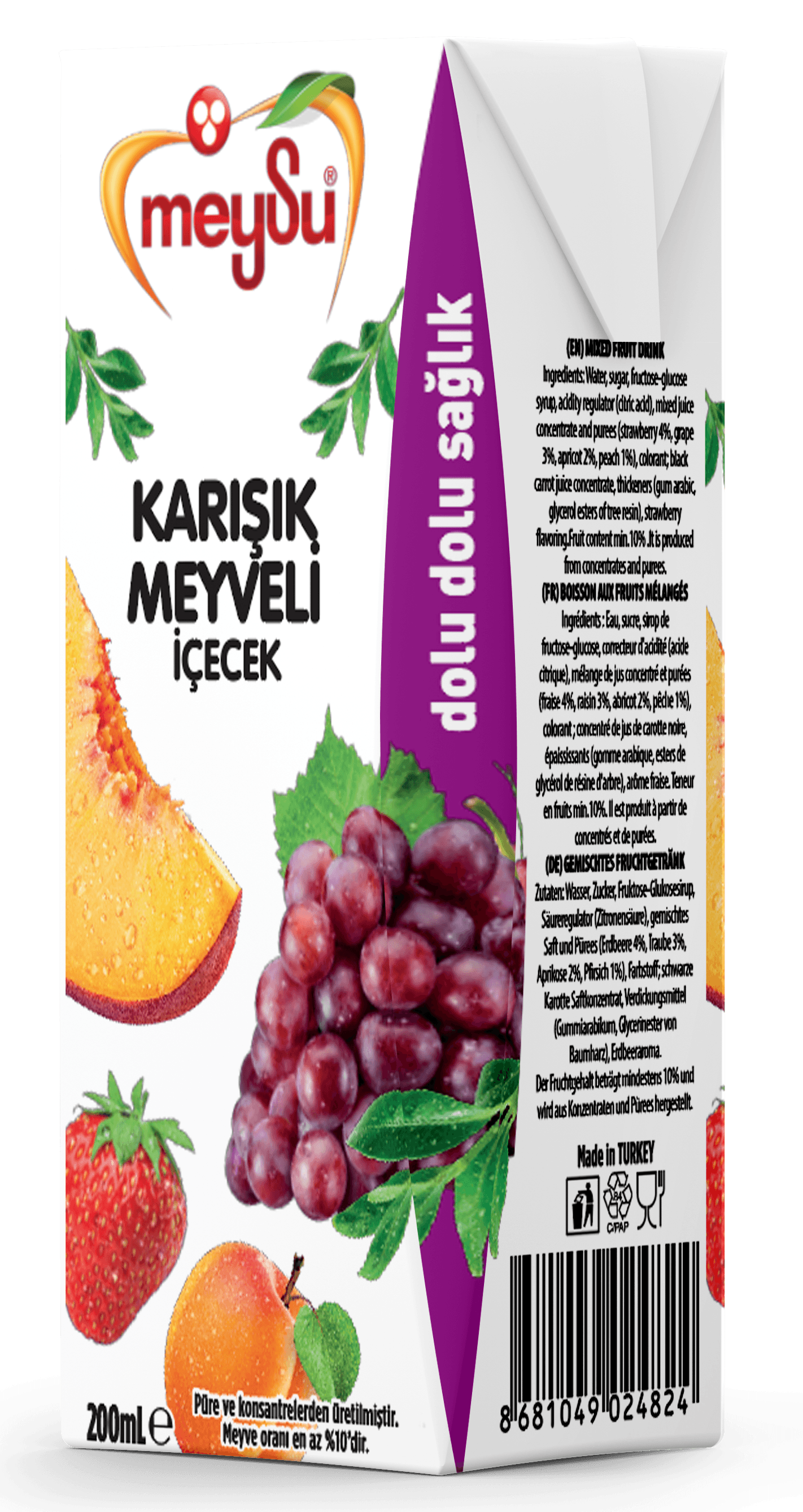 Meysu Nektar 200 ml Karışık Meyve Suyu