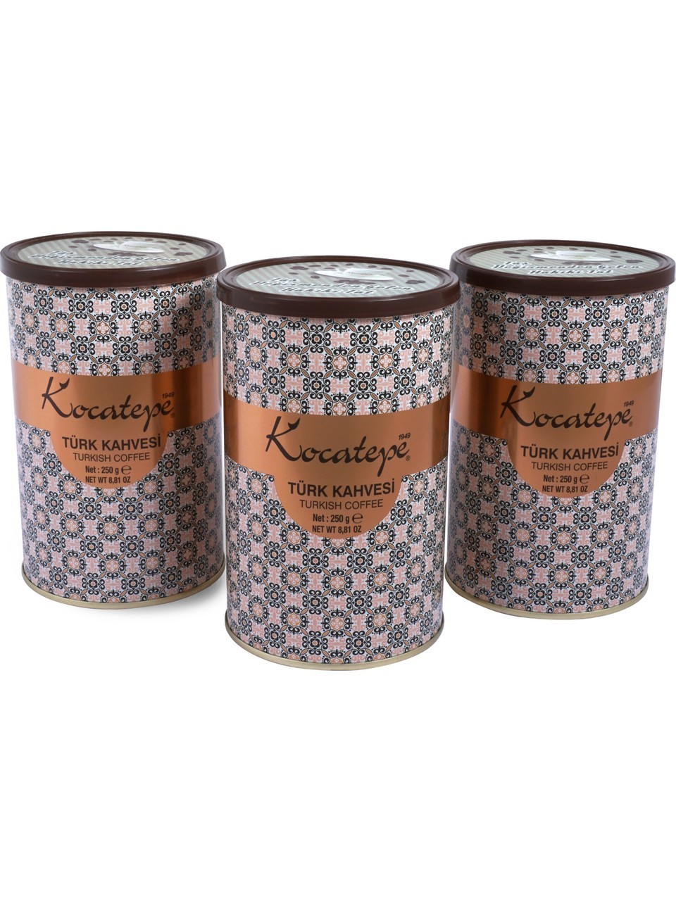 Kocatepe Kahve Kocatepe Türk Kahvesi 250 gr Teneke x 3 'lü