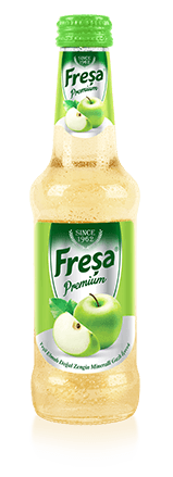 Freşa Premium Yeşil Elmalı Vitaminli Doğal Zengin Mineralli Gazlı İçecek 250ml 6'lı Paket