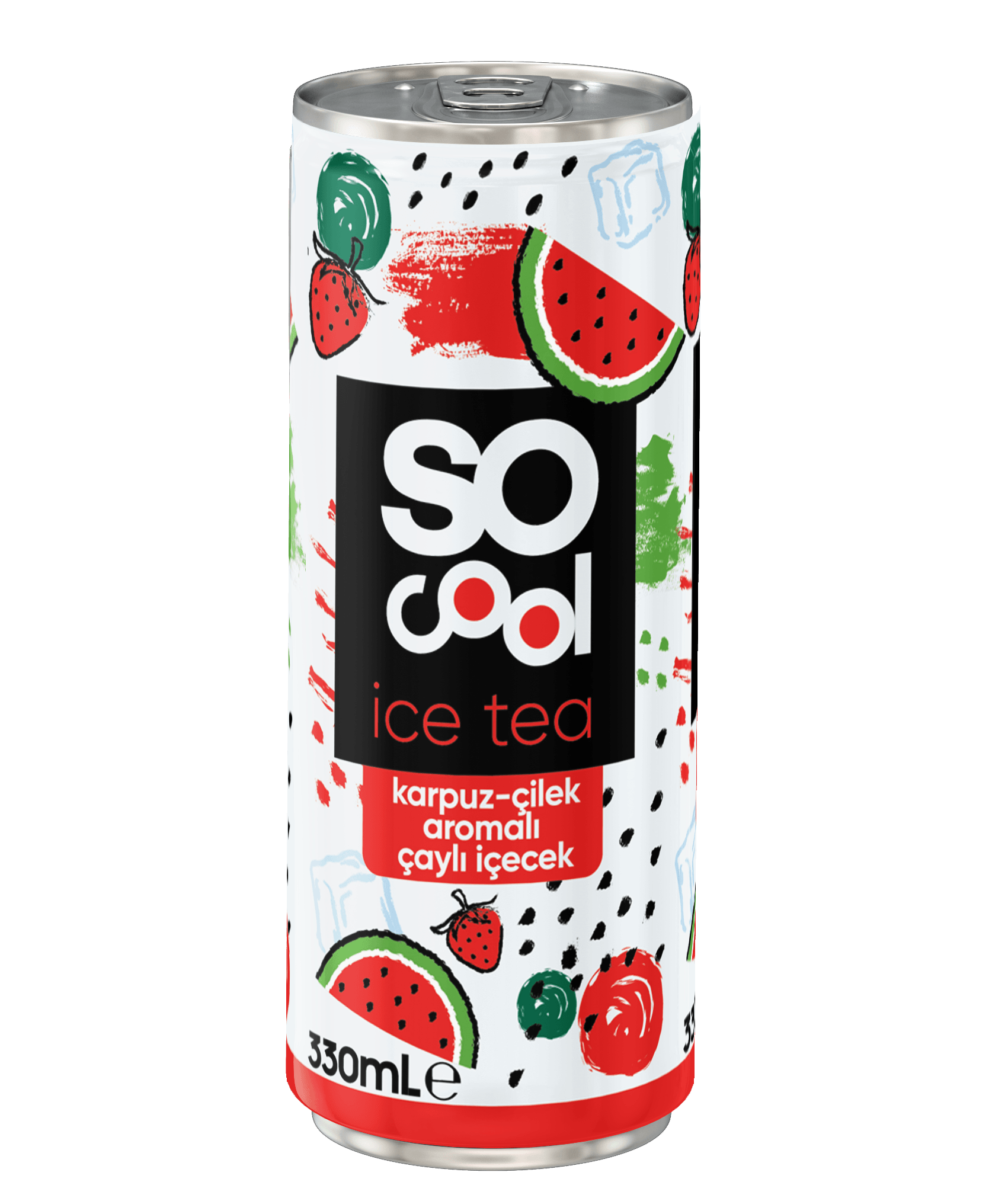 Meysu 330 Ml İce Tea So Cool Karpuz Çilek 12'li Paket