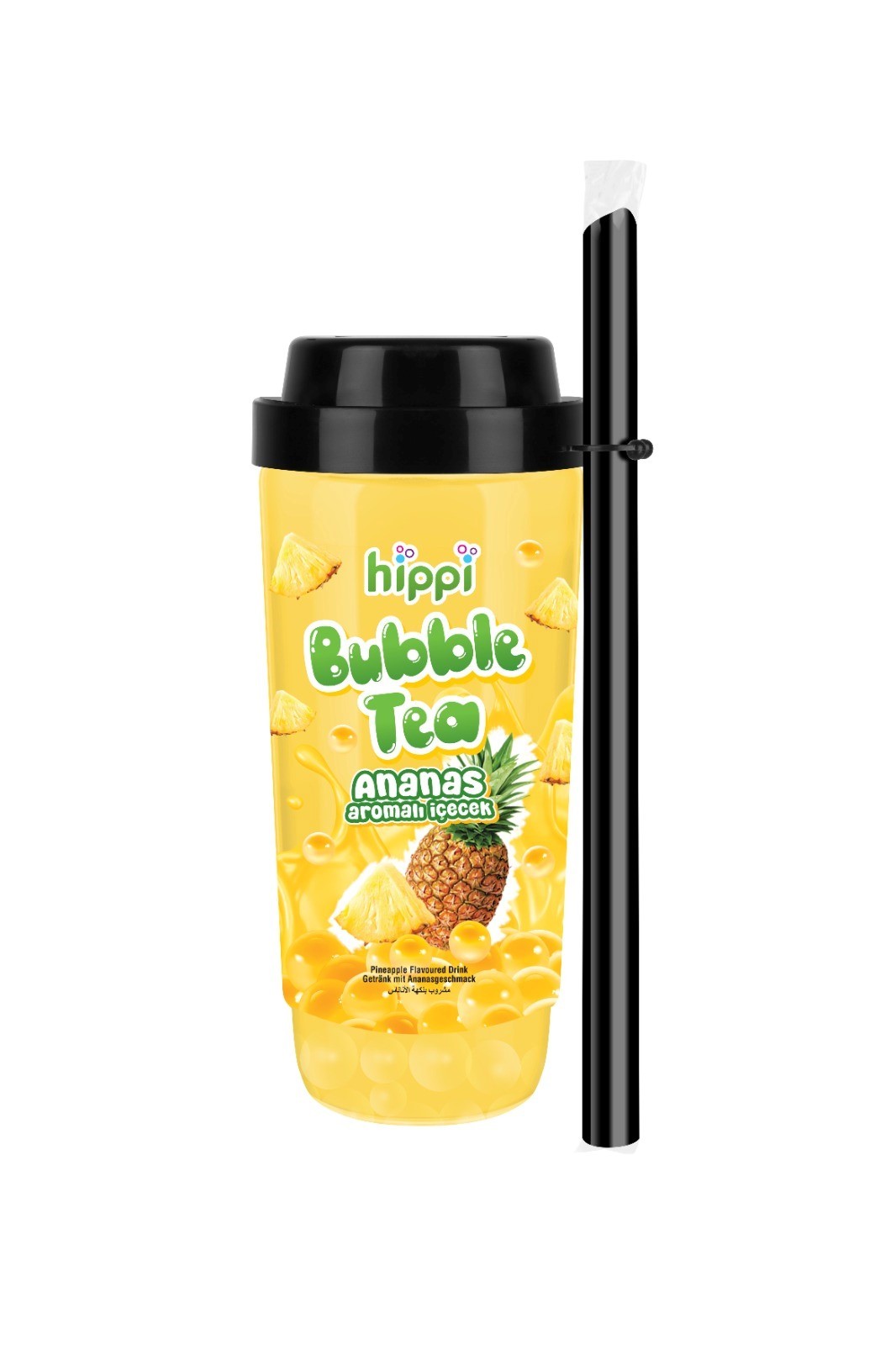 Hippi Bubble Tea Ananas 300 Ml 15'li Paket