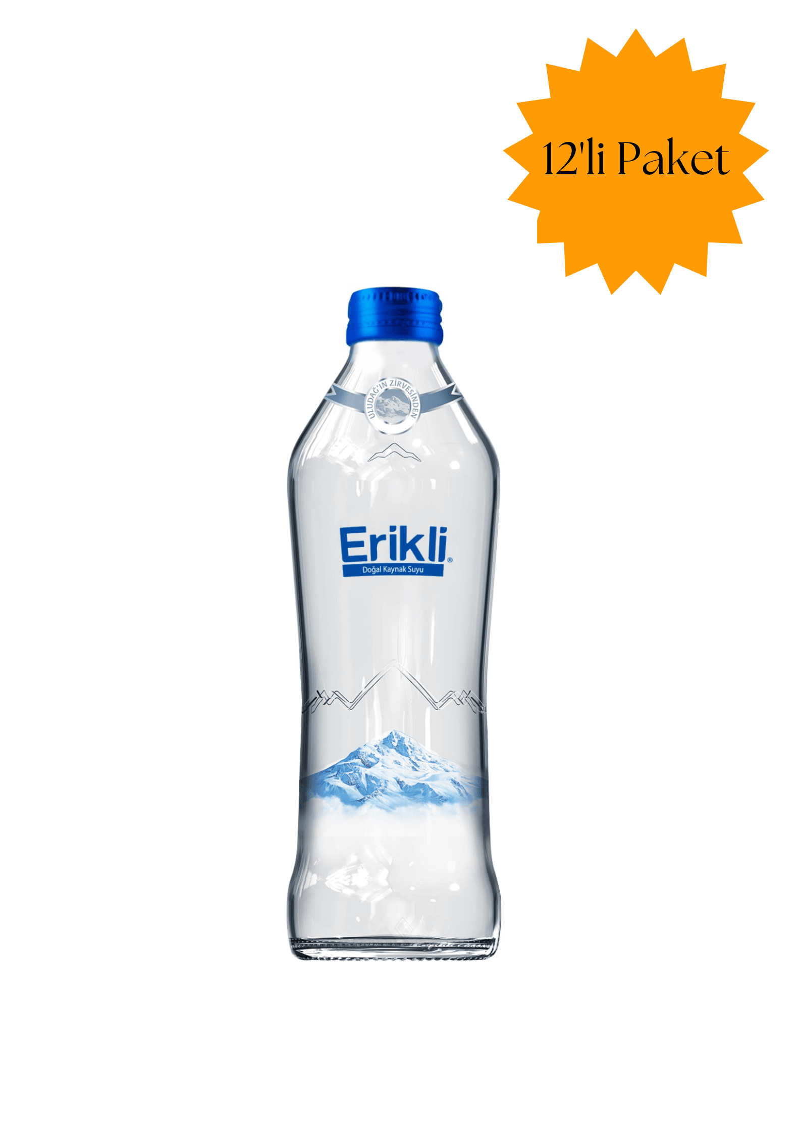 Erikli Cam Şişe Su 330 ml 12'li