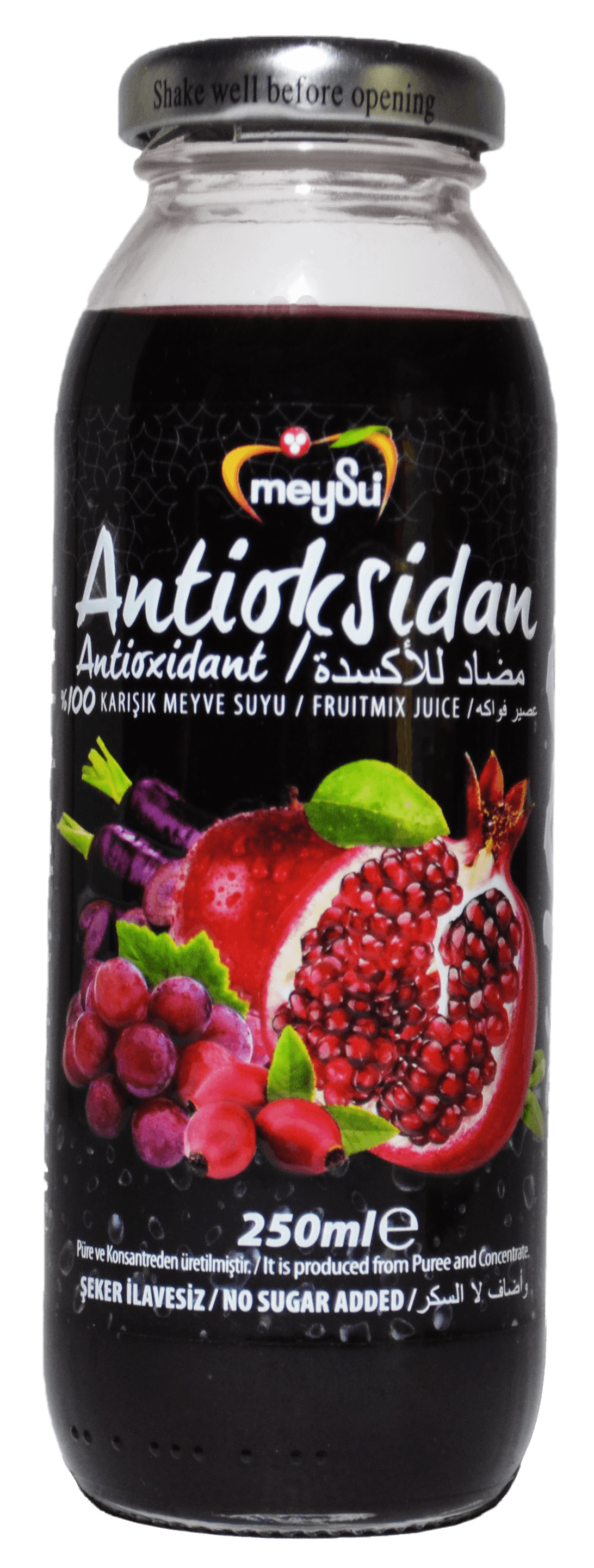 Meysu 200 ml  Antioksidan Cam Şişe