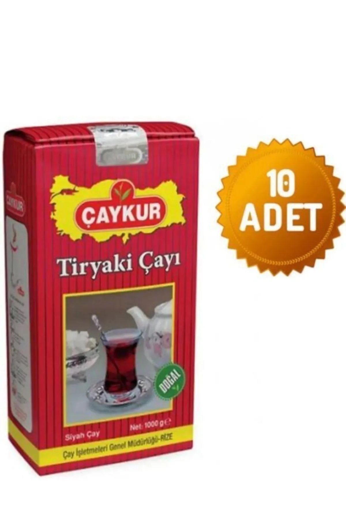 Tiryaki Siyah Dökme Çay 10 X 1 Kg