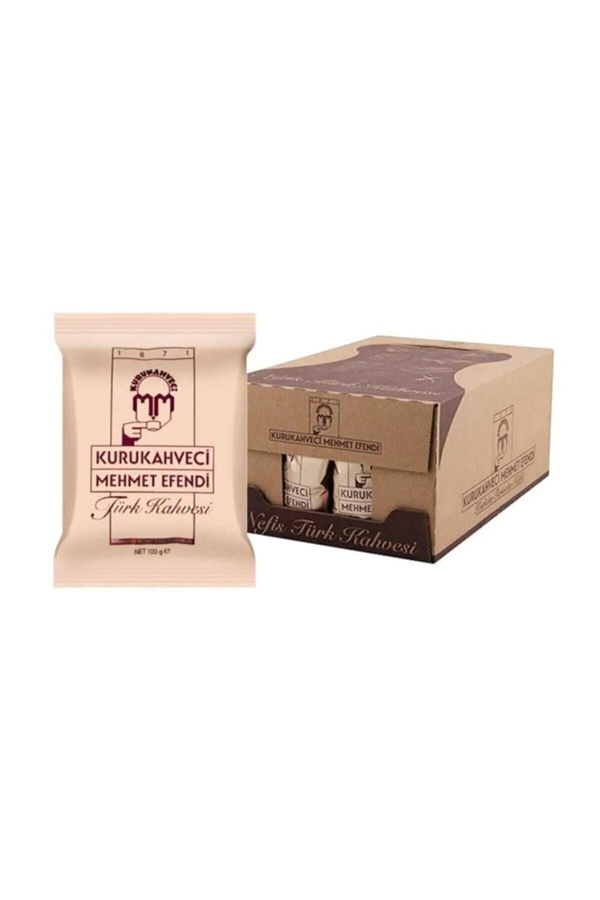 Kurukahveci Mehmet Efendi Türk Kahvesi 100 gr (1 Koli) (25X100GR)