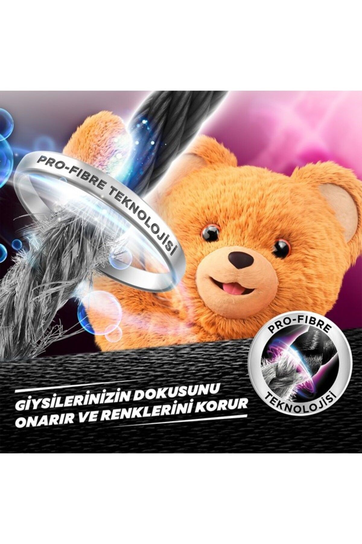 Sıvı Bakım Çamaşır Deterjanı Siyah ve Koyu Renkli Giysiler Için 2520 ml 3 Adet