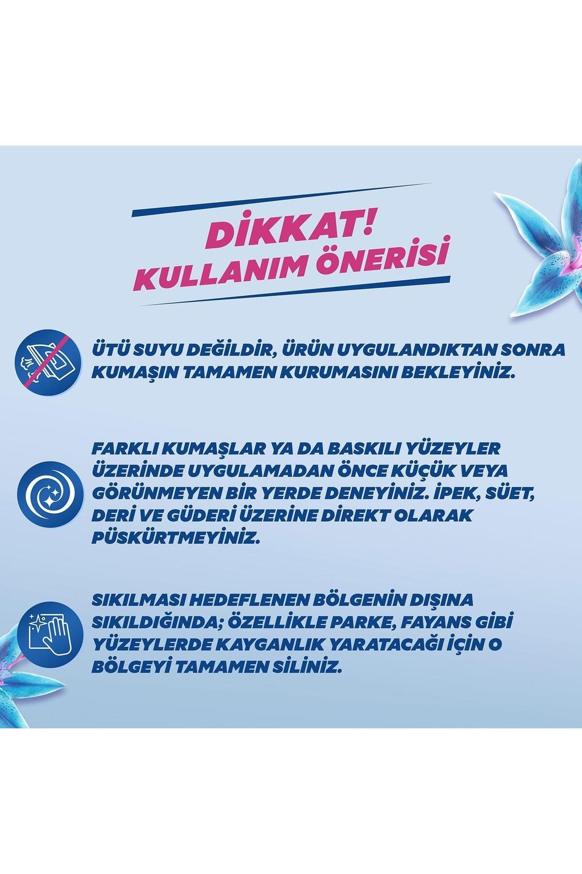 Jet Fresh Ütü Etkisi Giysi Spreyi Orkide 200 ml