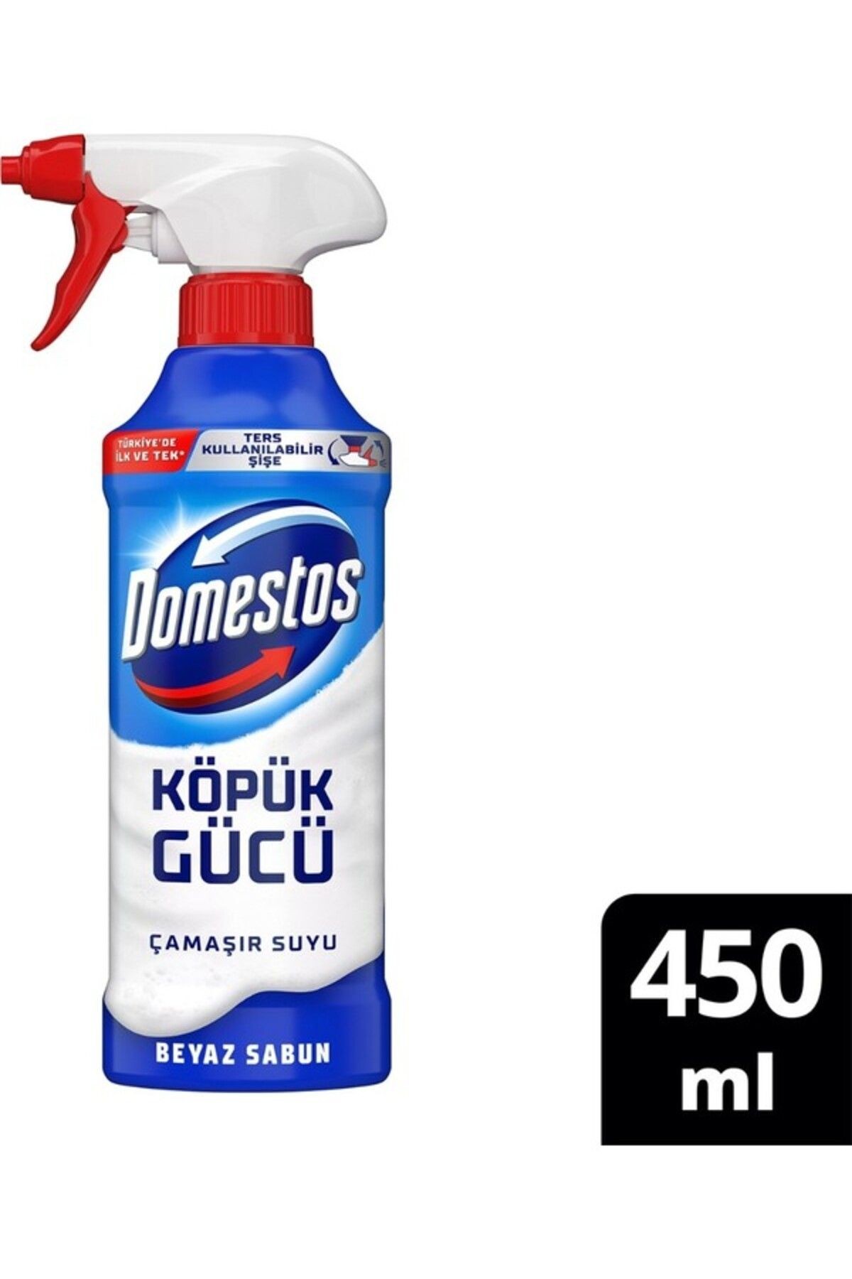 Köpük Gücü Köpük Çamaşır Suyu Beyaz Sabun 450 ml x1