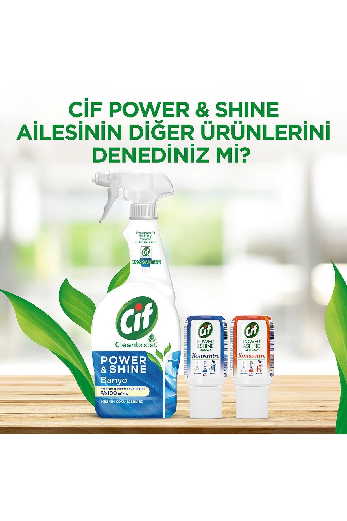 Sprey Temizleyici Power Ve Shine Mutfak Zorlu Yağları %100 Çözer 750ml 4adet