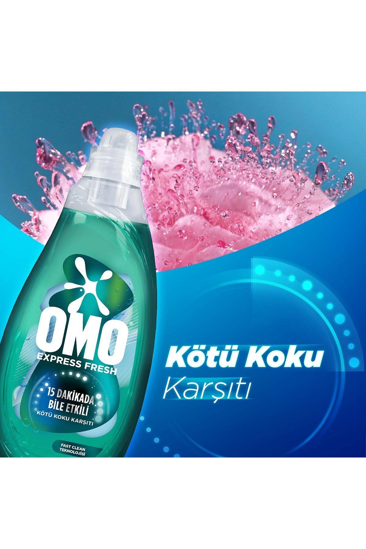 Express Fresh Kötü Koku Karşıtı Beyaz Renkliler Deterjanı 1480 ml