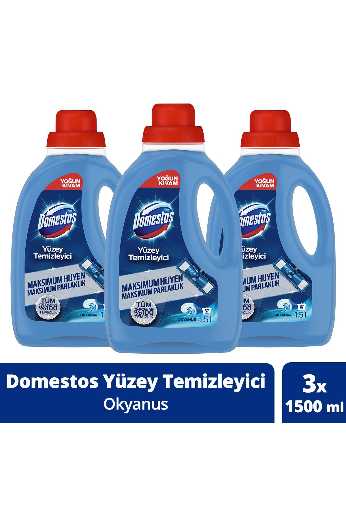 Yüzey Temizleyici Okyanus 1500 ml 3 Adet