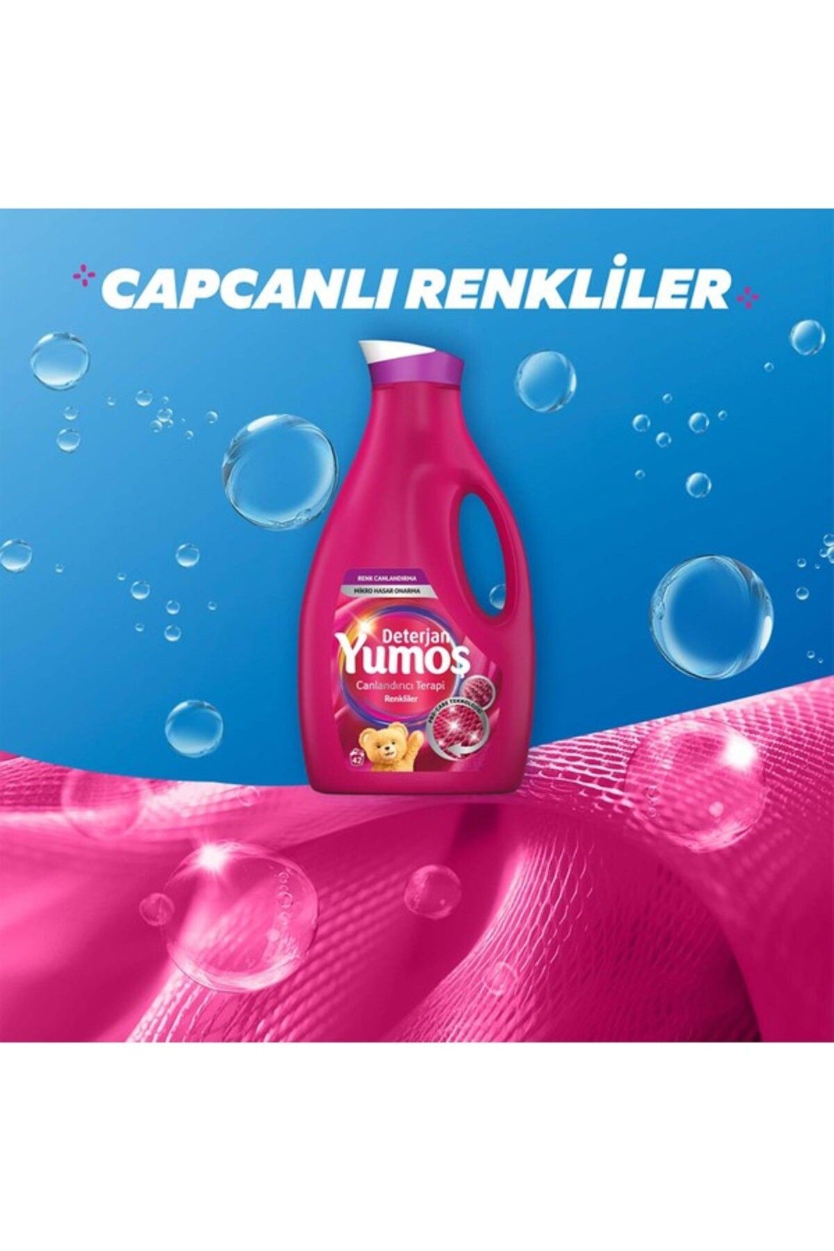 Sıvı Bakım Çamaşır Deterjanı Canlandırıcı Terapi Renkliler 2520 ml x3