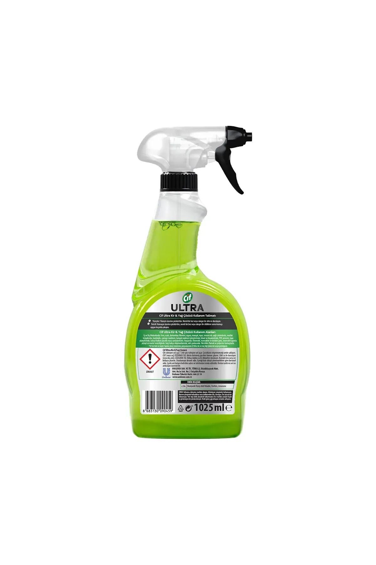 Ultra Anında Etki Kir Ve Yağ Çözücü 1025 ml.