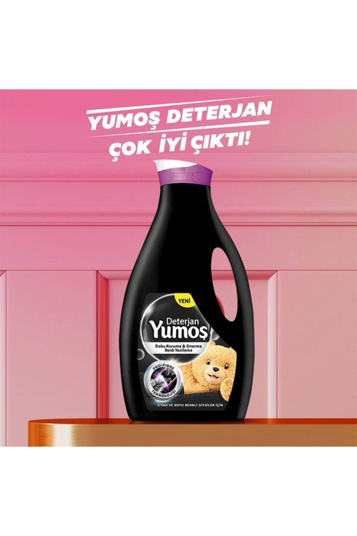 Sıvı Bakım Çamaşır Deterjanı Siyah ve Koyu Renkli Giysiler Için 2520 ml 3 Adet