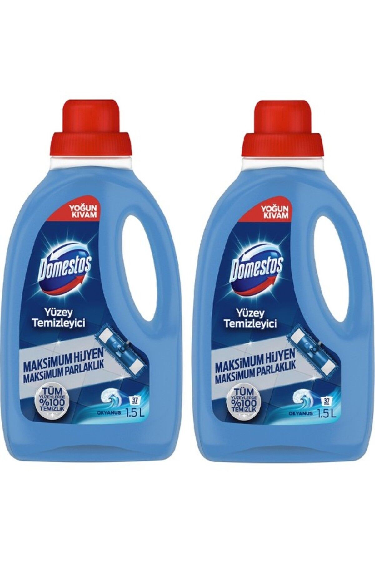 Yüzey Temizleyici Okyanus Maksimum Hijyen Tüm Yüzeyler Için 1500 ml x 2 Adet