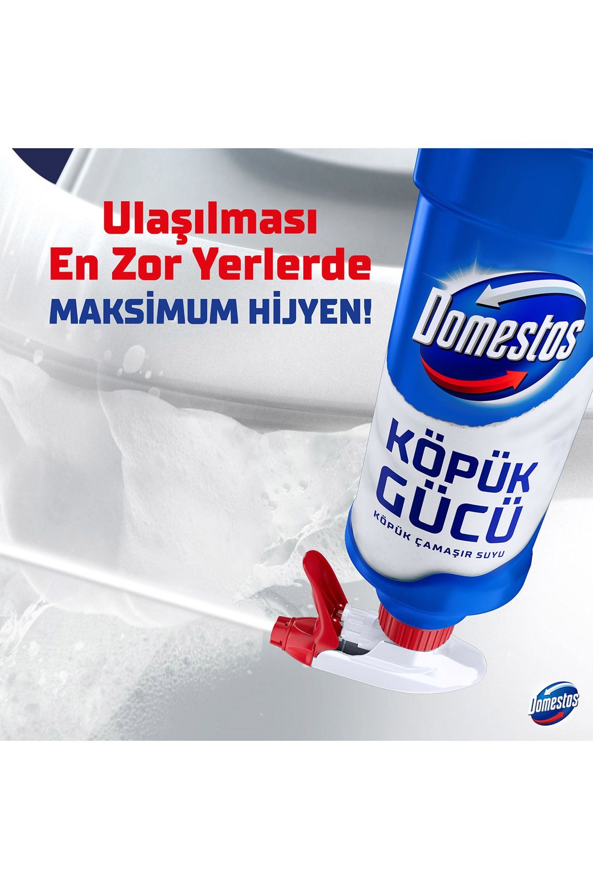 Köpük Gücü Köpük Çamaşır Suyu Beyaz Sabun 450 ml X3