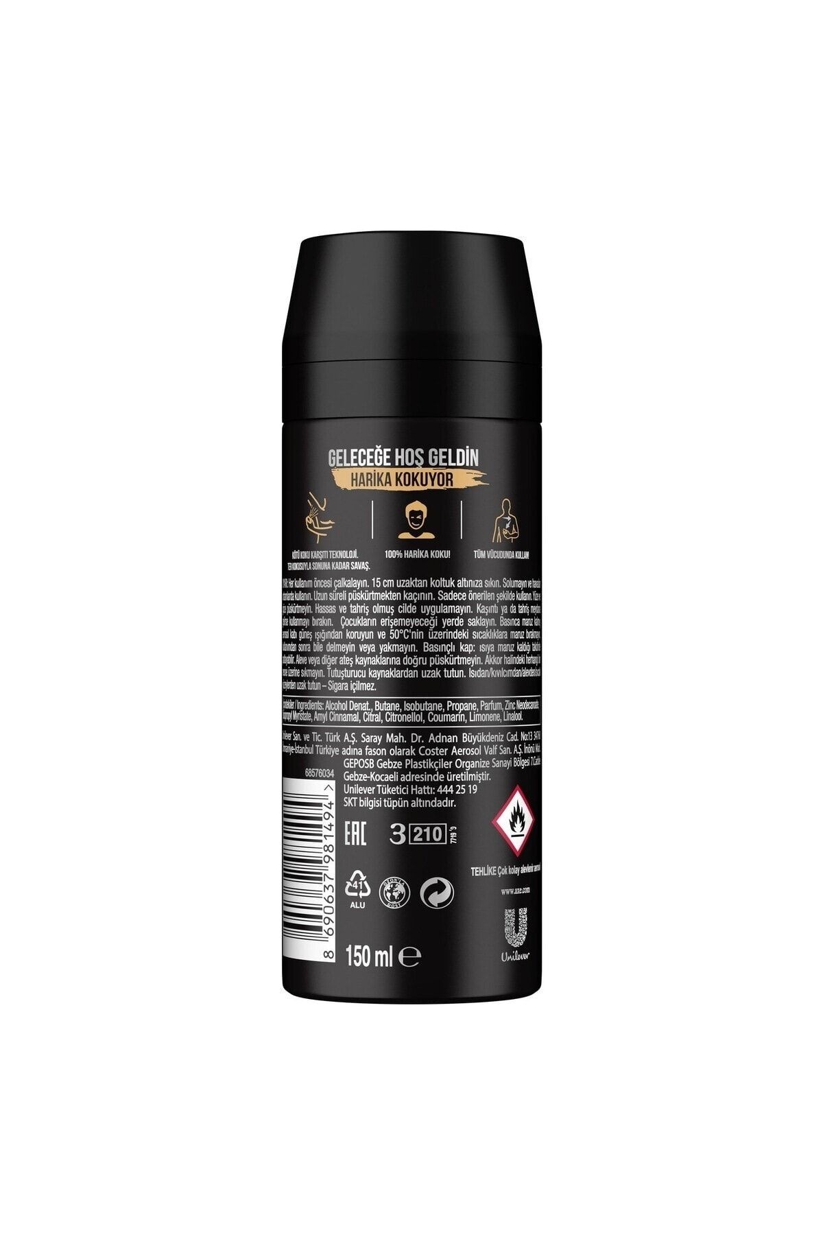 Dark Temptation Erkek Sprey Deodorant 150 Ml (3 Adet)