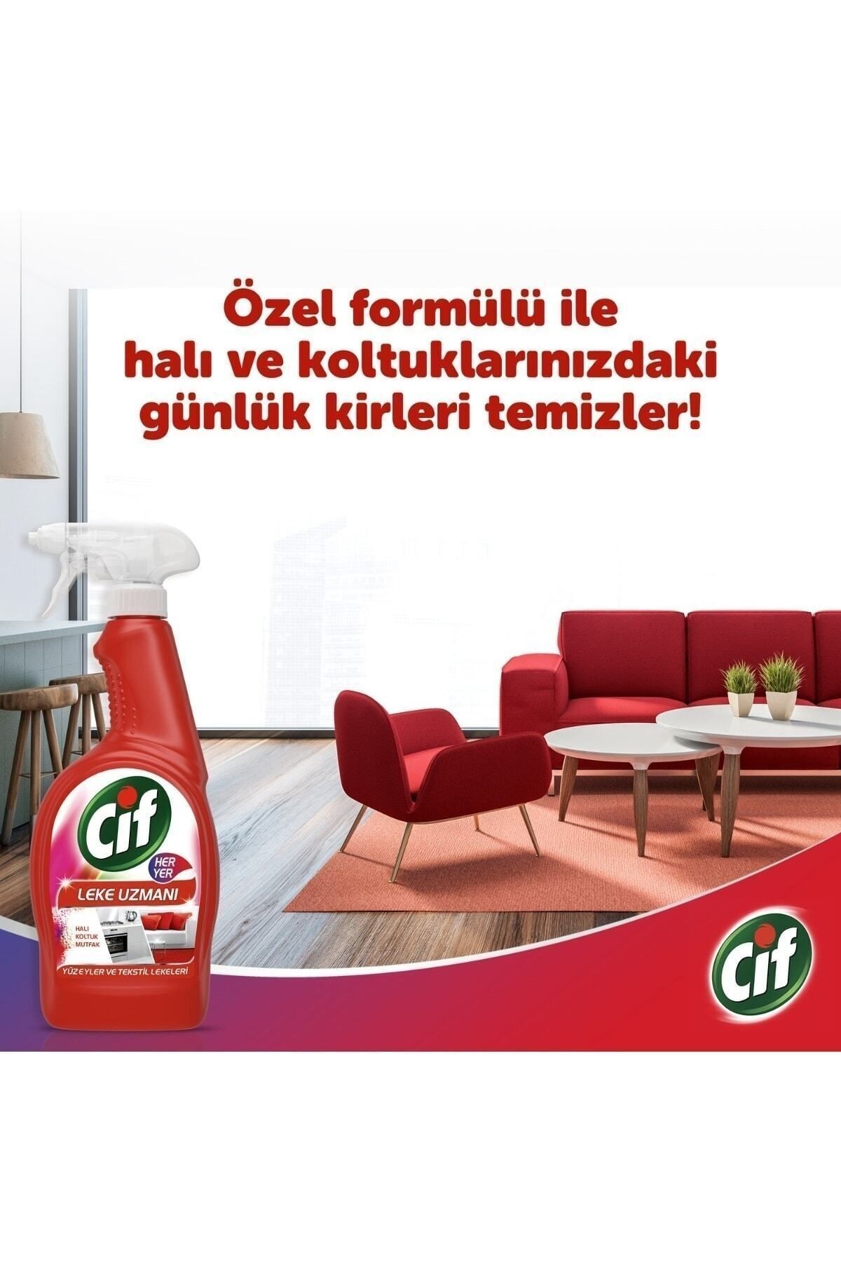 Sprey Yüzey Ve Kumaş Lekeleri Için Leke Uzmanı 750 ml X3