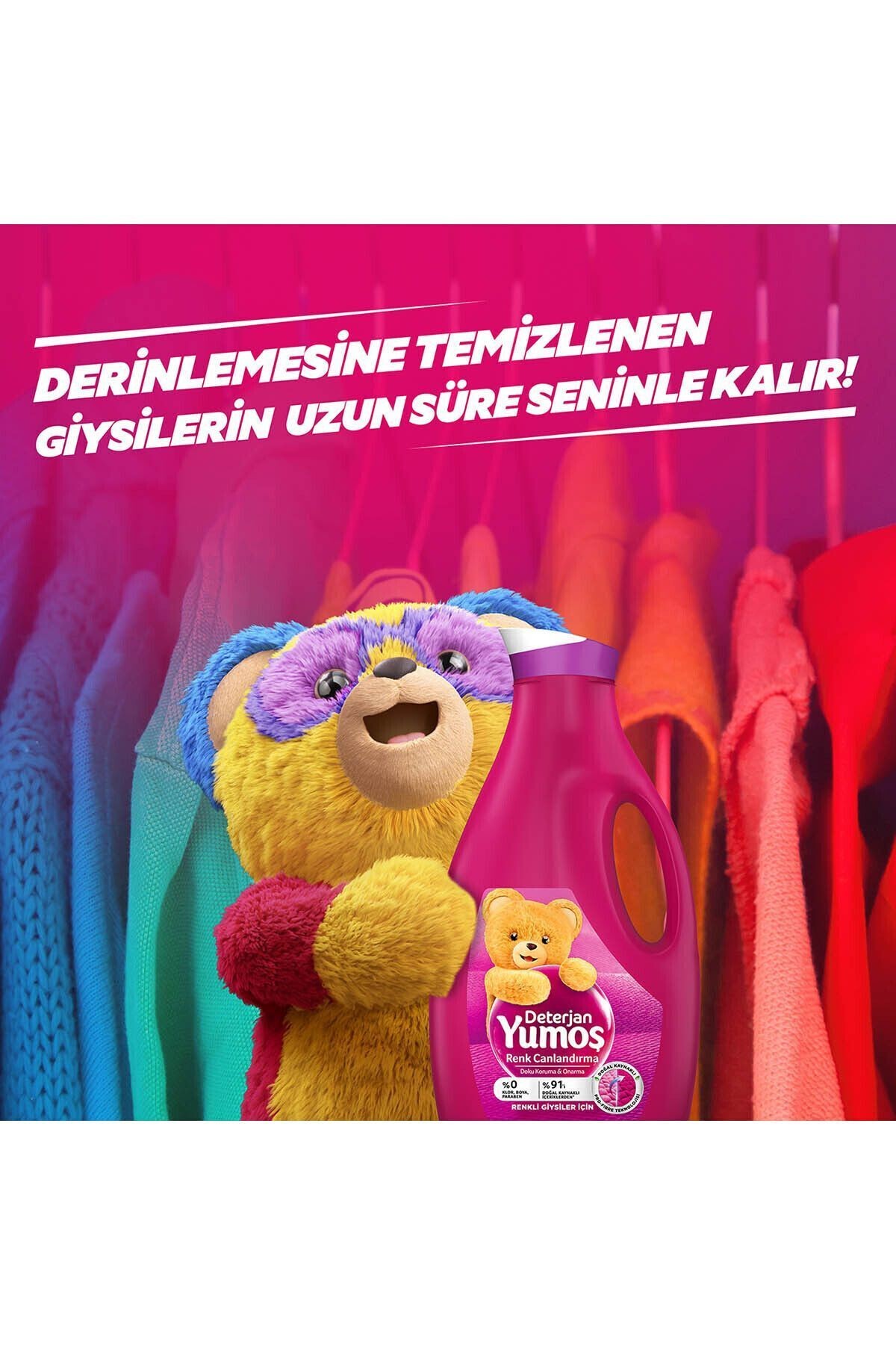 Renkli Giysiler Sıvı Çamaşır Deterjanı 2520 ml