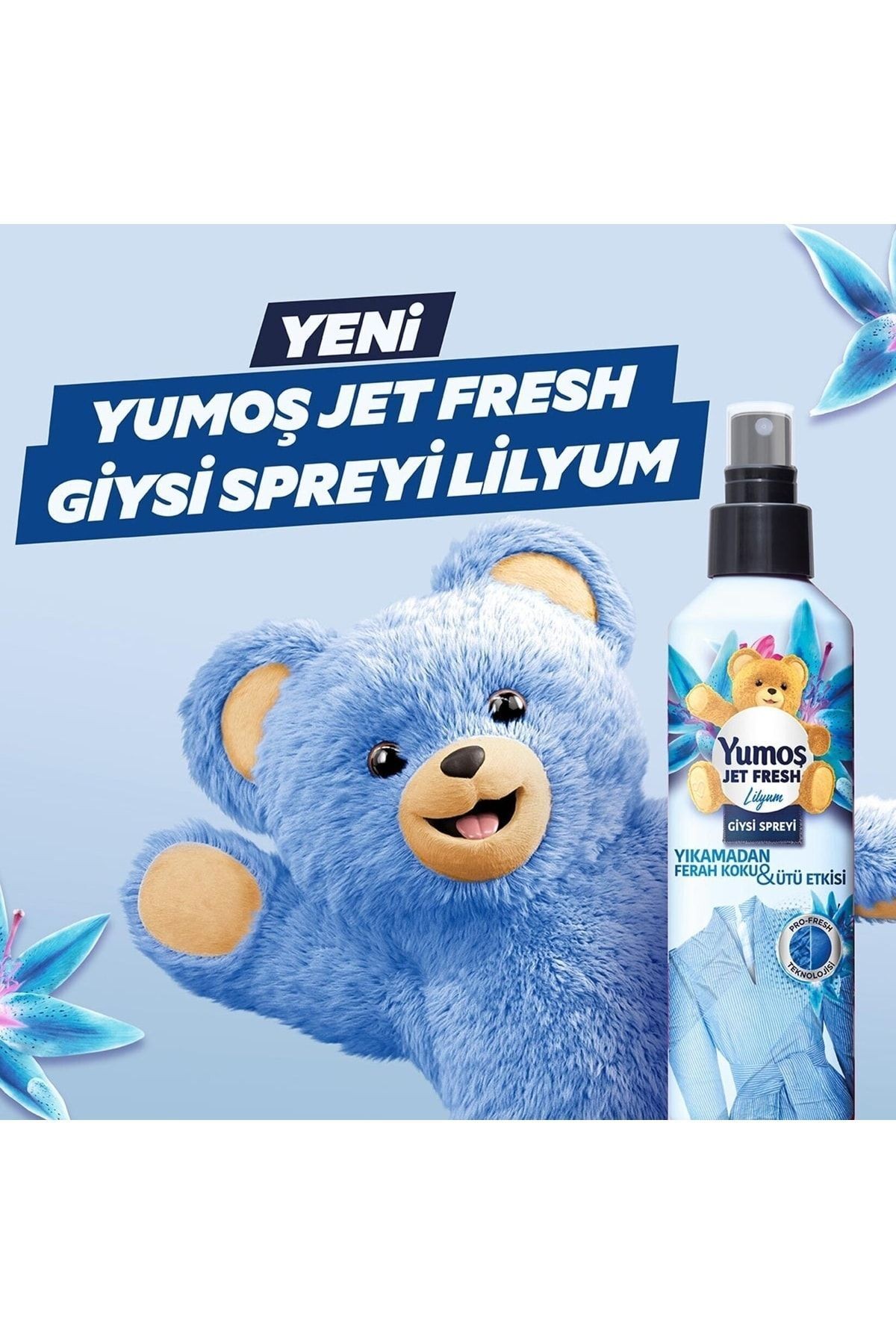 Jet Fresh Lilyum Giysi Spreyi 200 ml