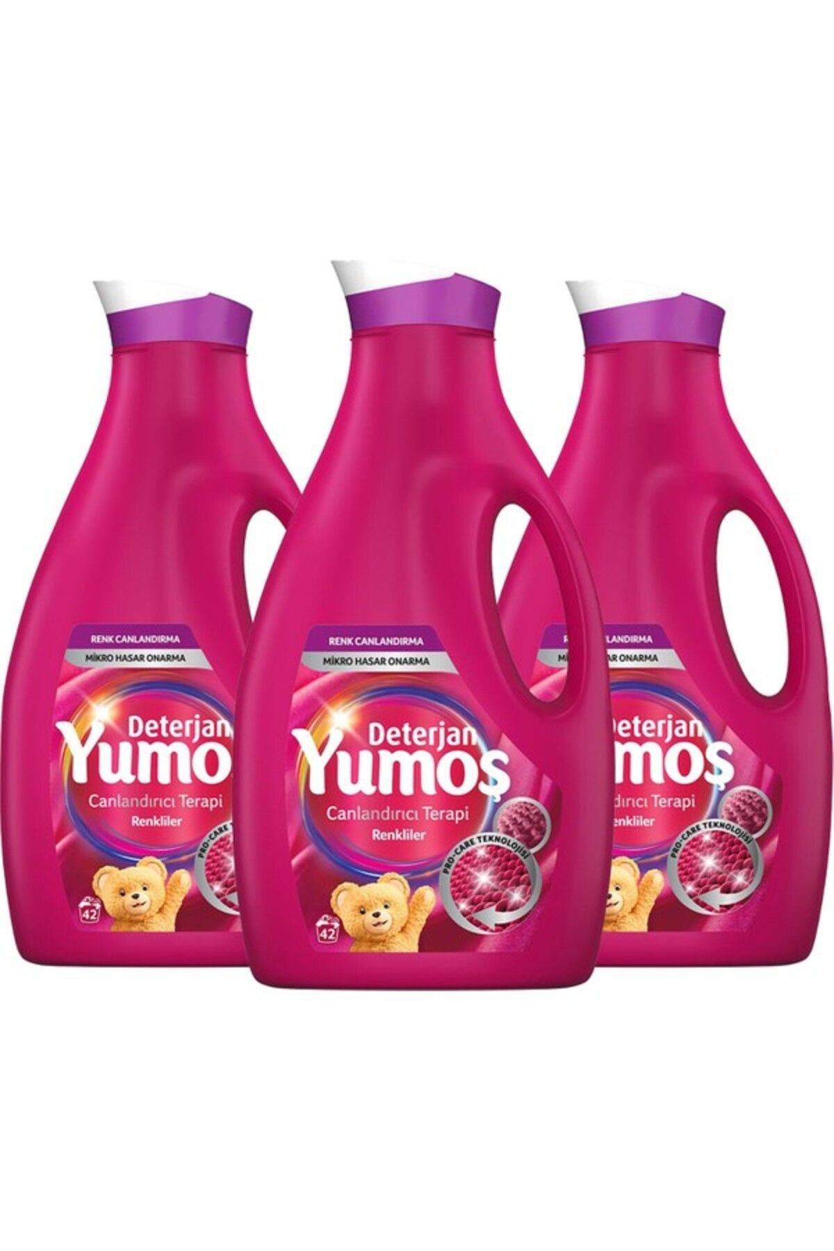 Sıvı Bakım Çamaşır Deterjanı Canlandırıcı Terapi Renkliler 2520 ml x3