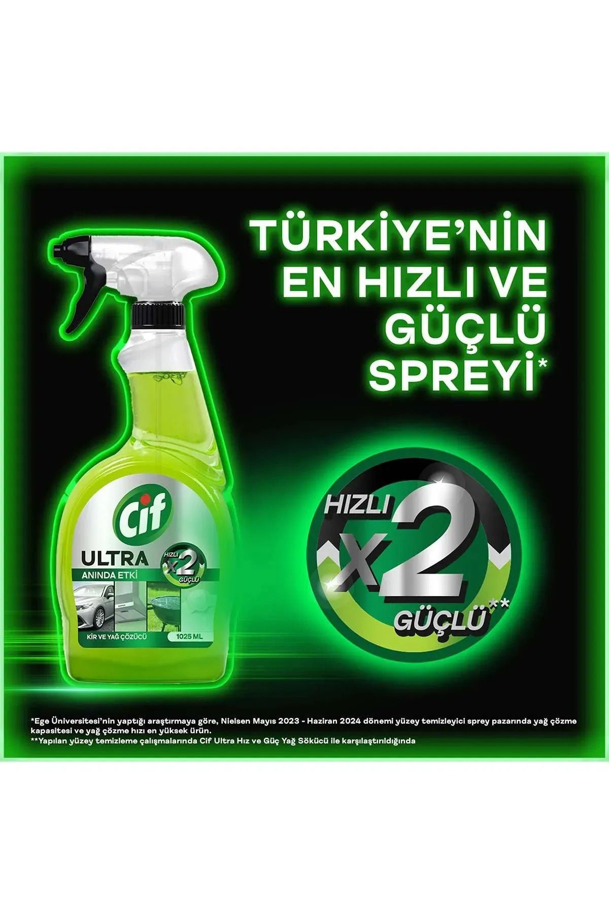 Ultra Anında Etki Kir Ve Yağ Çözücü 1025 ml.