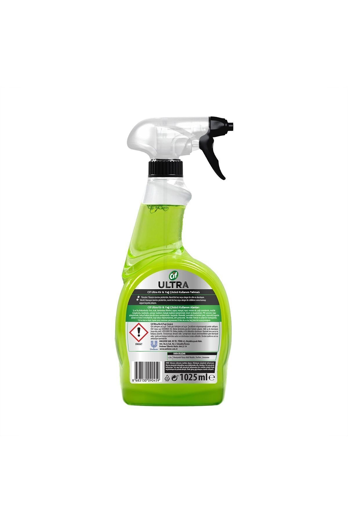 Ultra Anında Etki Kir Ve Yağ Çözücü 1025 ml.