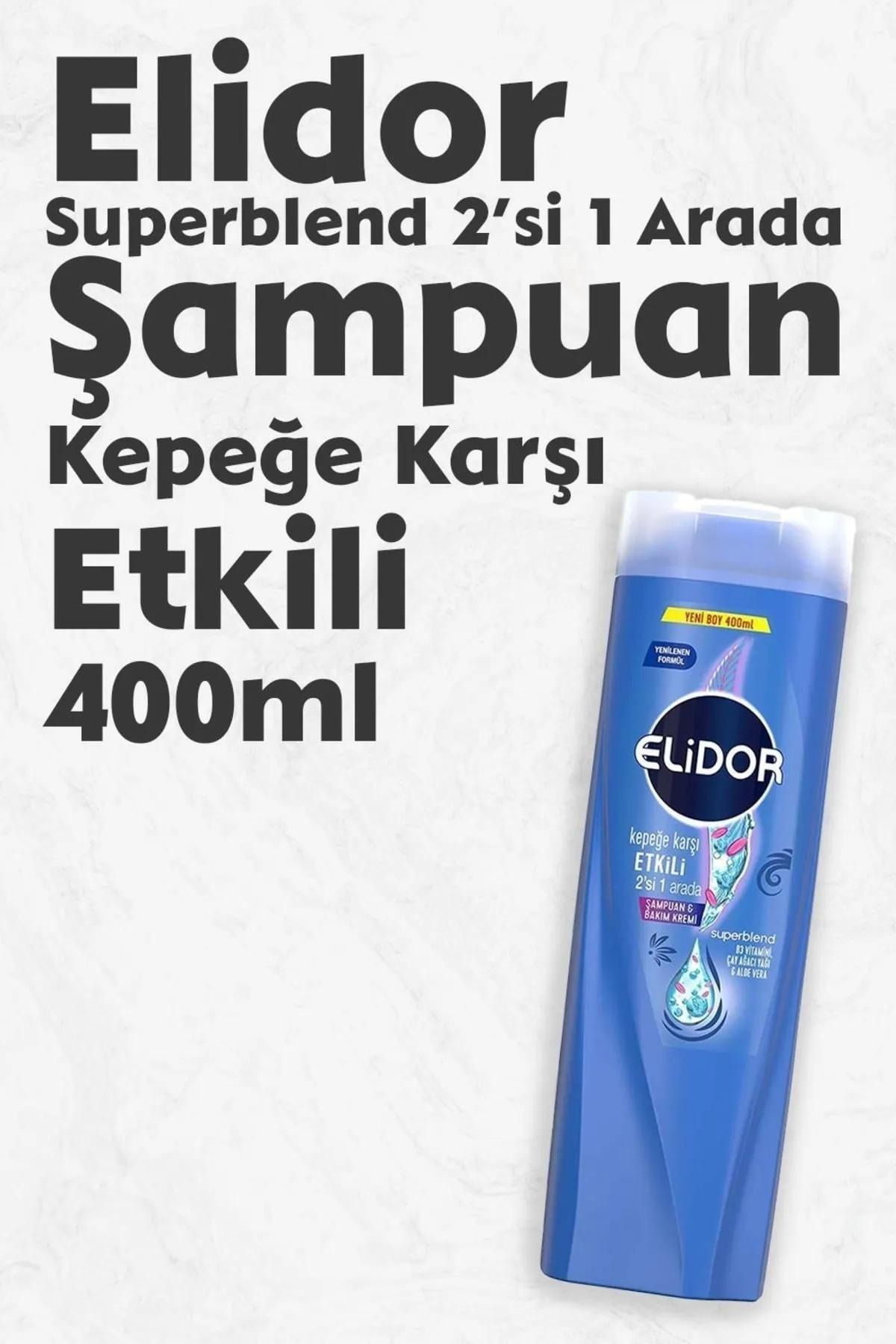 Superblend Şampuan ve Bakım Kremi Kepeğe Karşı Etkili 2'si 1 Arada 400 ml 2 ADET