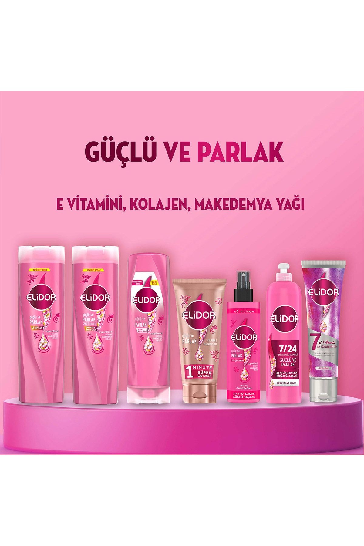 7/24 Şekillendirici Saç Bakım Kremi Güçlü Ve Parlak Kuru Ve Mat Saçlar 240 ml X2