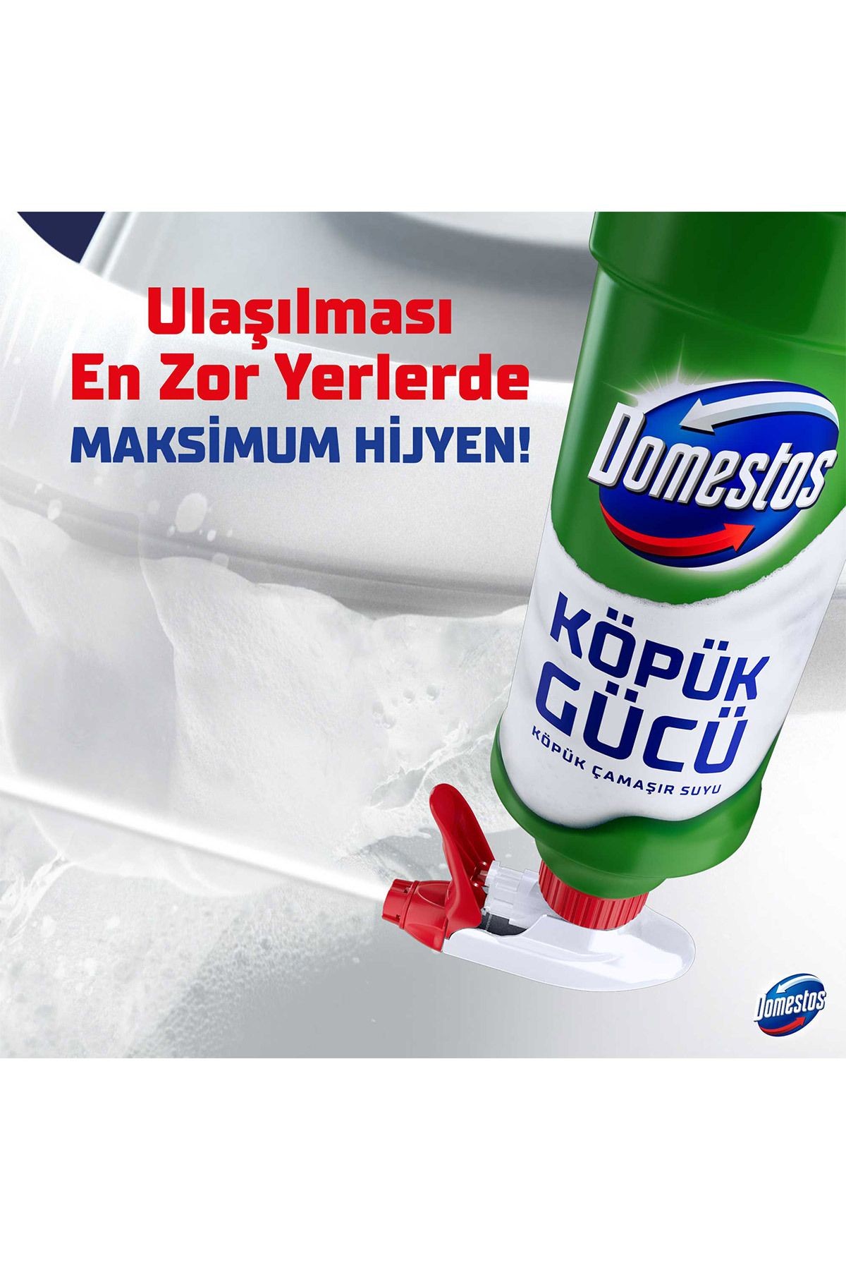 Köpük Gücü Köpük Çamaşır Suyu Çam Ferahlığı 450 ml X3