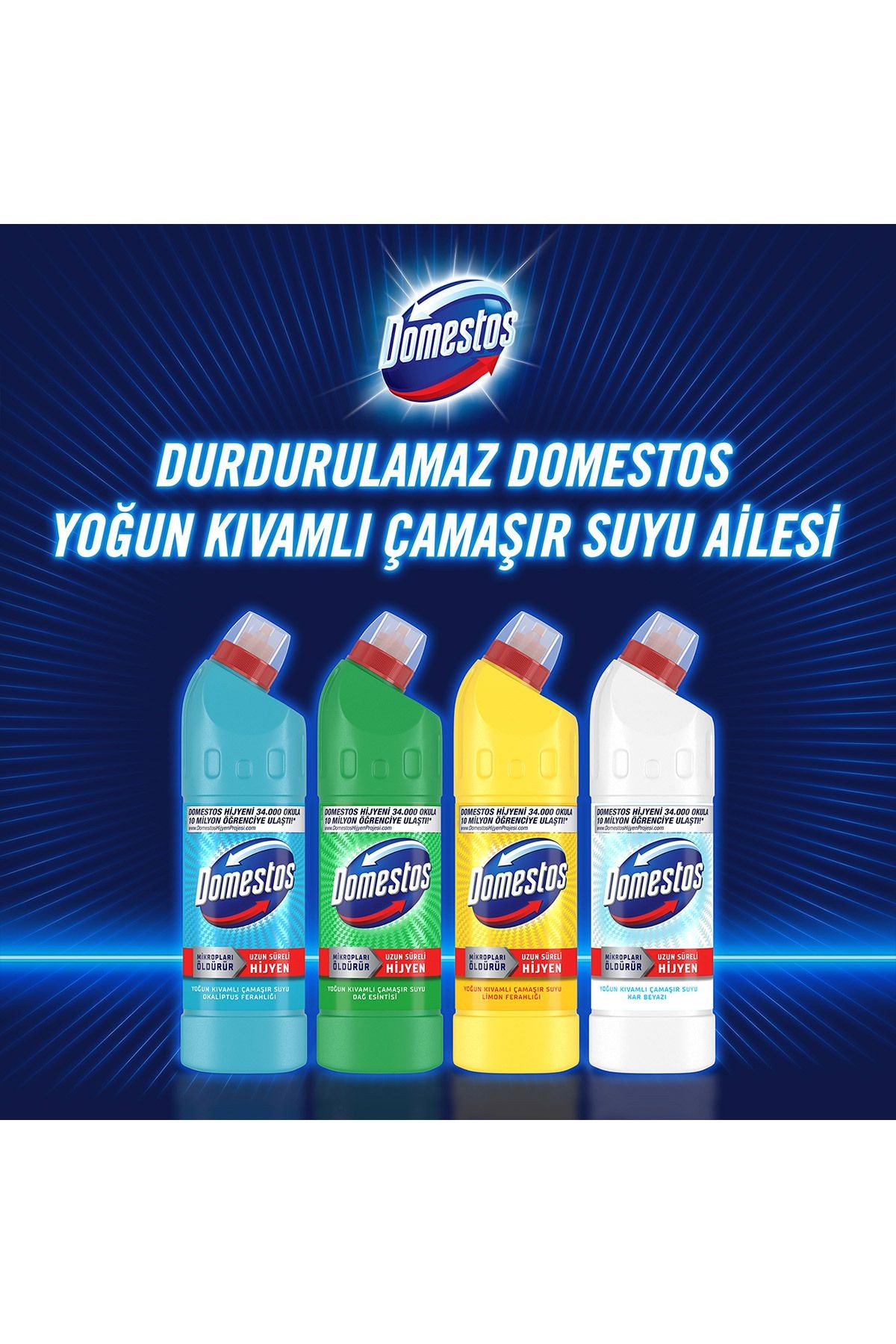 Çamaşır Suyu Limon Ferahlığı 750 ml 6 Adet