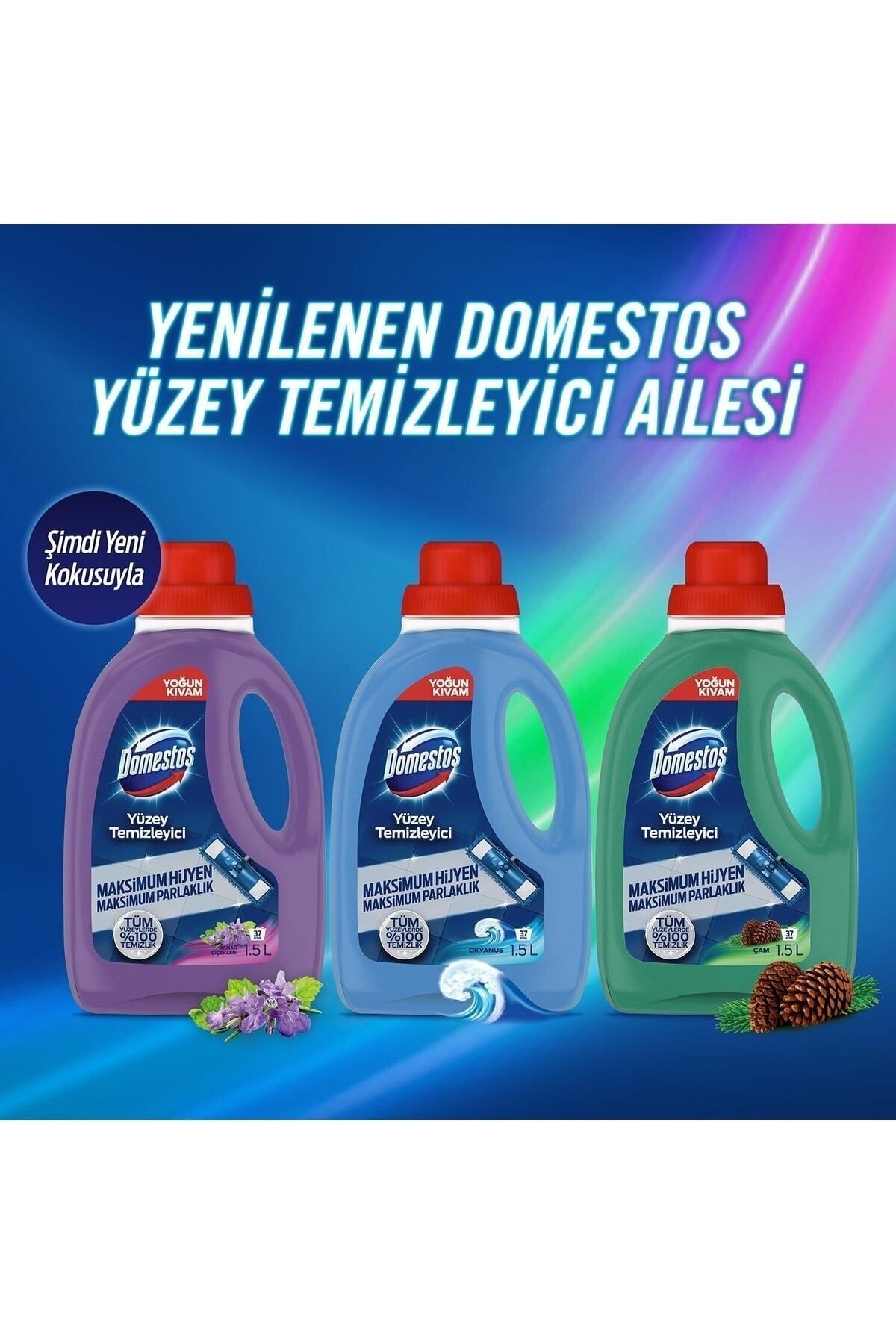 Yüzey Temizleyici Bahar Çiçekleri Tüm Yüzeyler Için Yüzey Temizleyici 1500 Ml