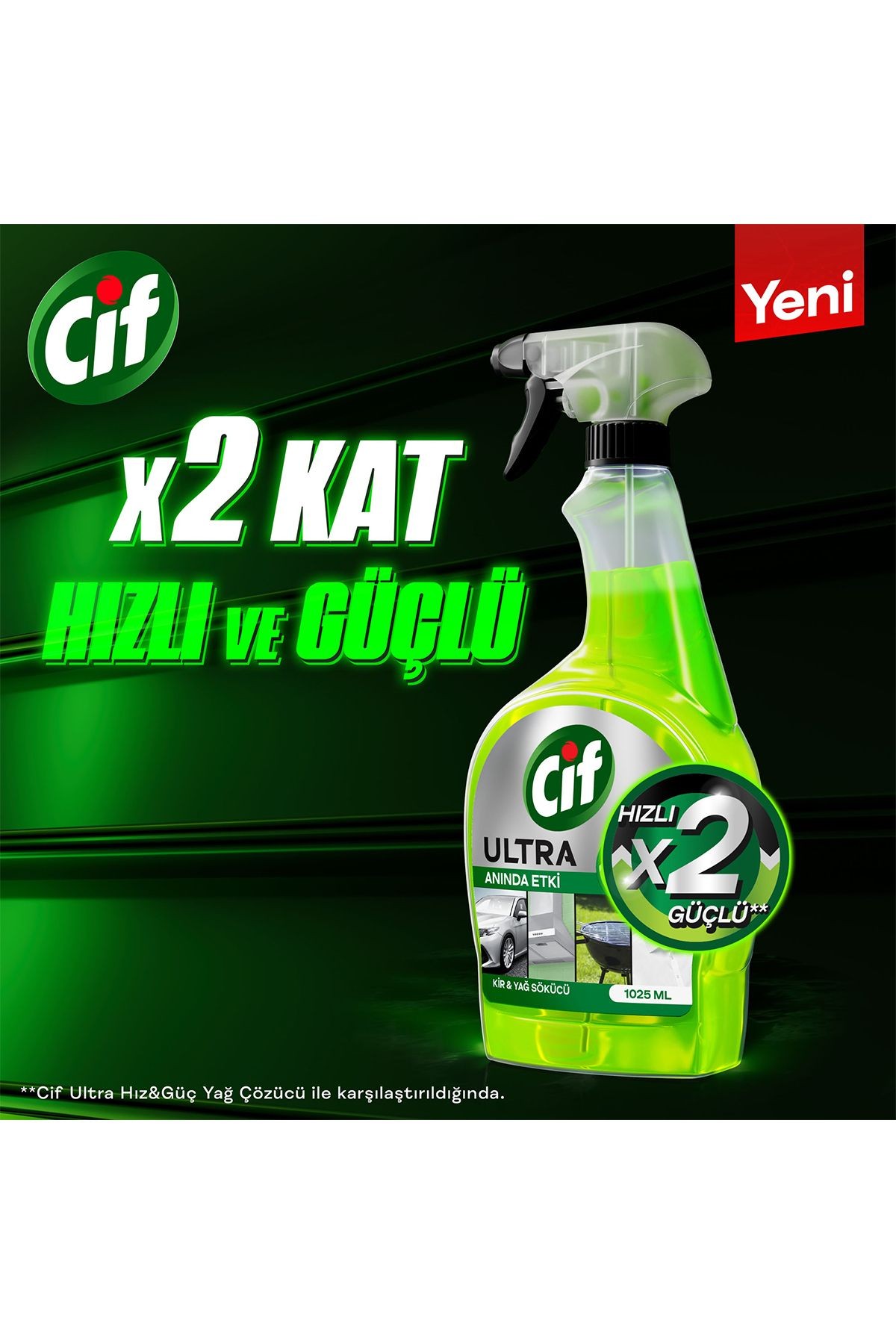 Ultra Anında Etki Kir Ve Yağ Çözücü 1025 ml X4