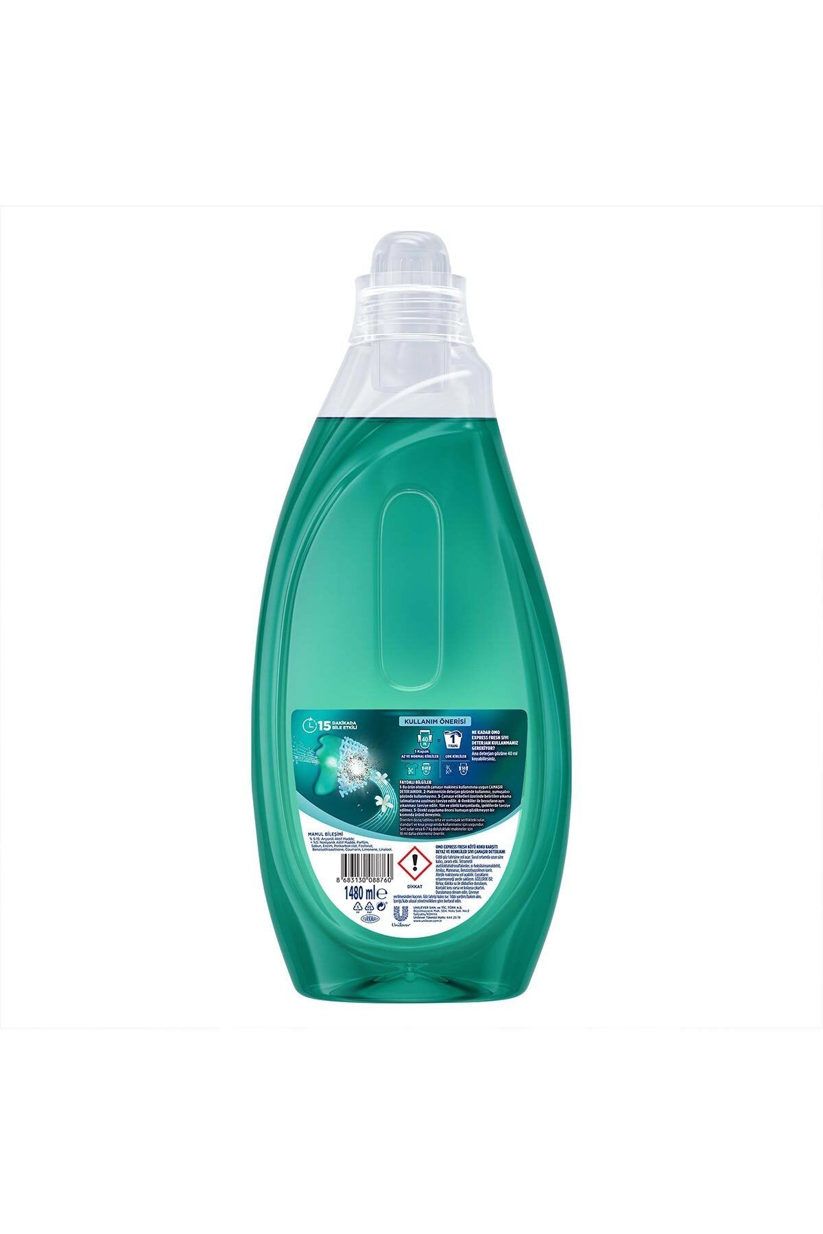 Express Fresh Kötü Koku Karşıtı Beyaz Renkliler Deterjanı 1480 ml