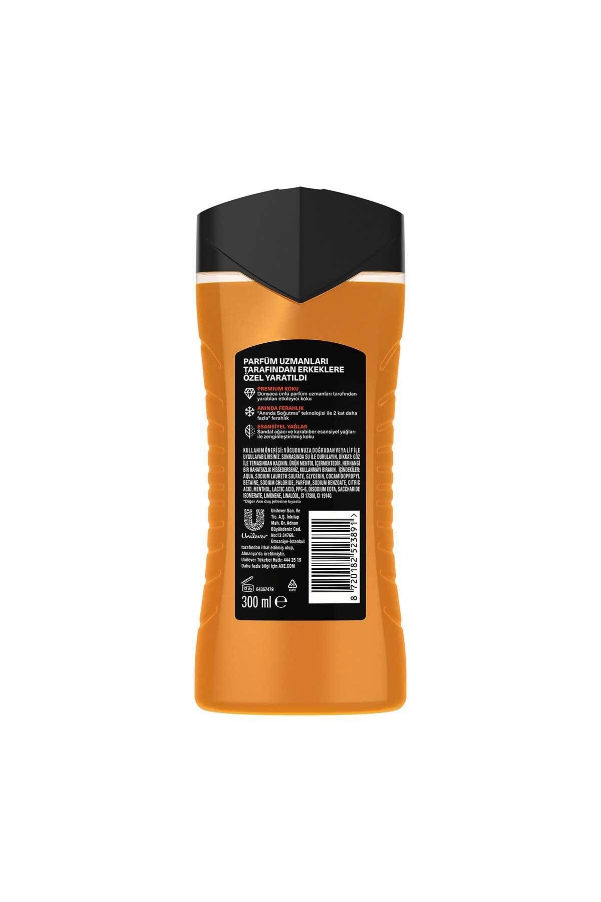 Premium Collection Duş Jeli Copper Santal 3 In 1 Vücut Saç Yüz 300 ml X2
