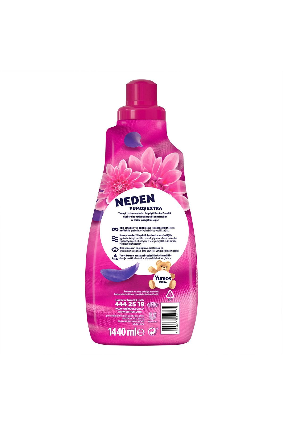 Extra Konsantre Çamaşır Yumuşatıcısı Orkide 1440 ml 60 Yıkama 2 Adet