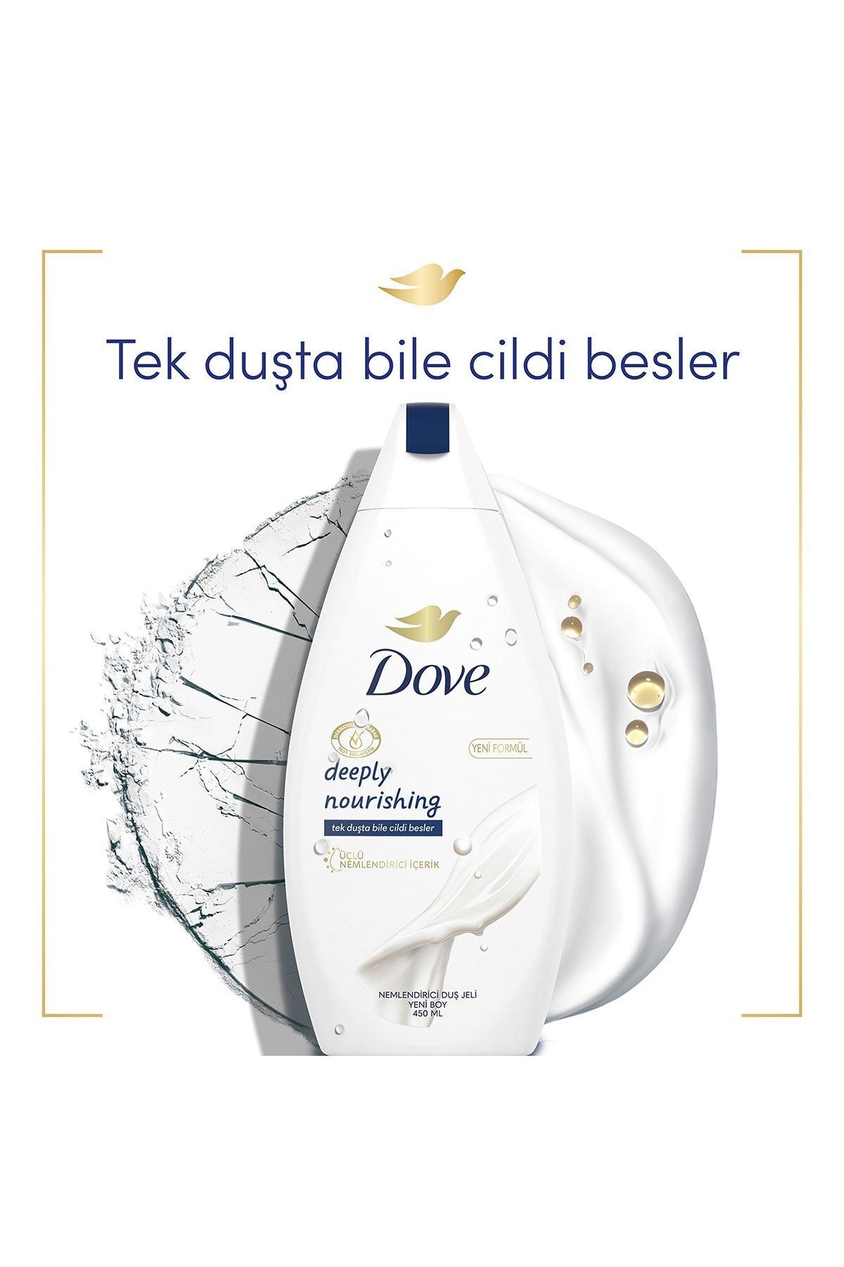 Nemlendirici Duş Jeli Deeply Nourishing 450ml X2
