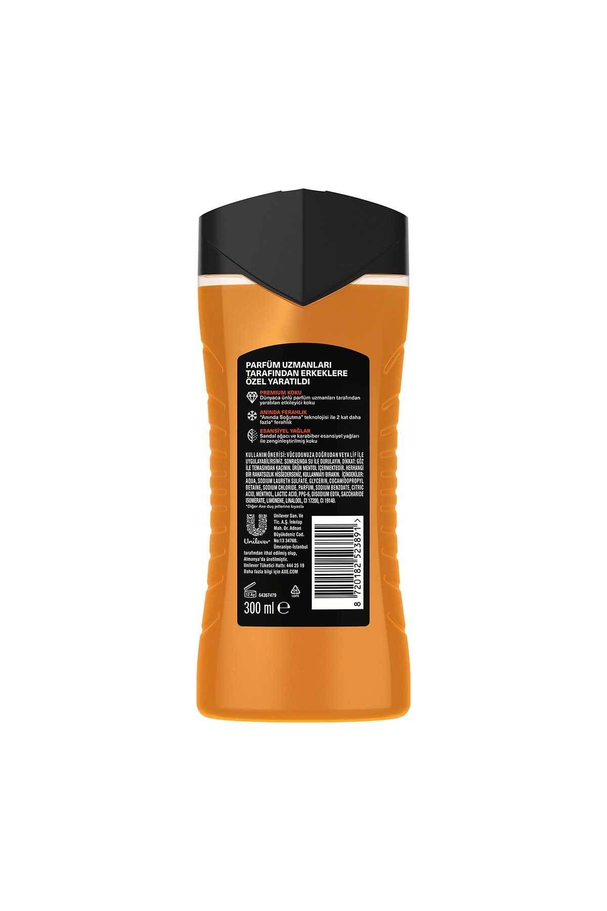 Premium Collection Duş Jeli Copper Santal 3 In 1 Vücut Saç Yüz 300 ml X3