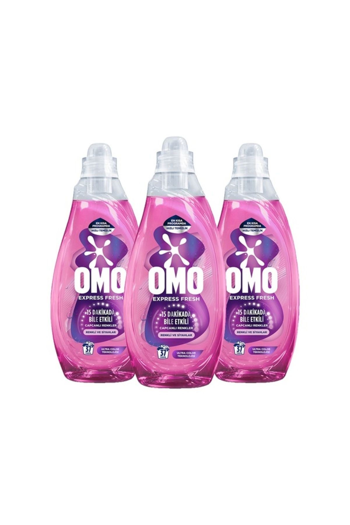 Express Fresh Capcanlı Renkler Renkli ve Siyahlar Sıvı Çamaşır Deterjanı 3 x 1480 ML