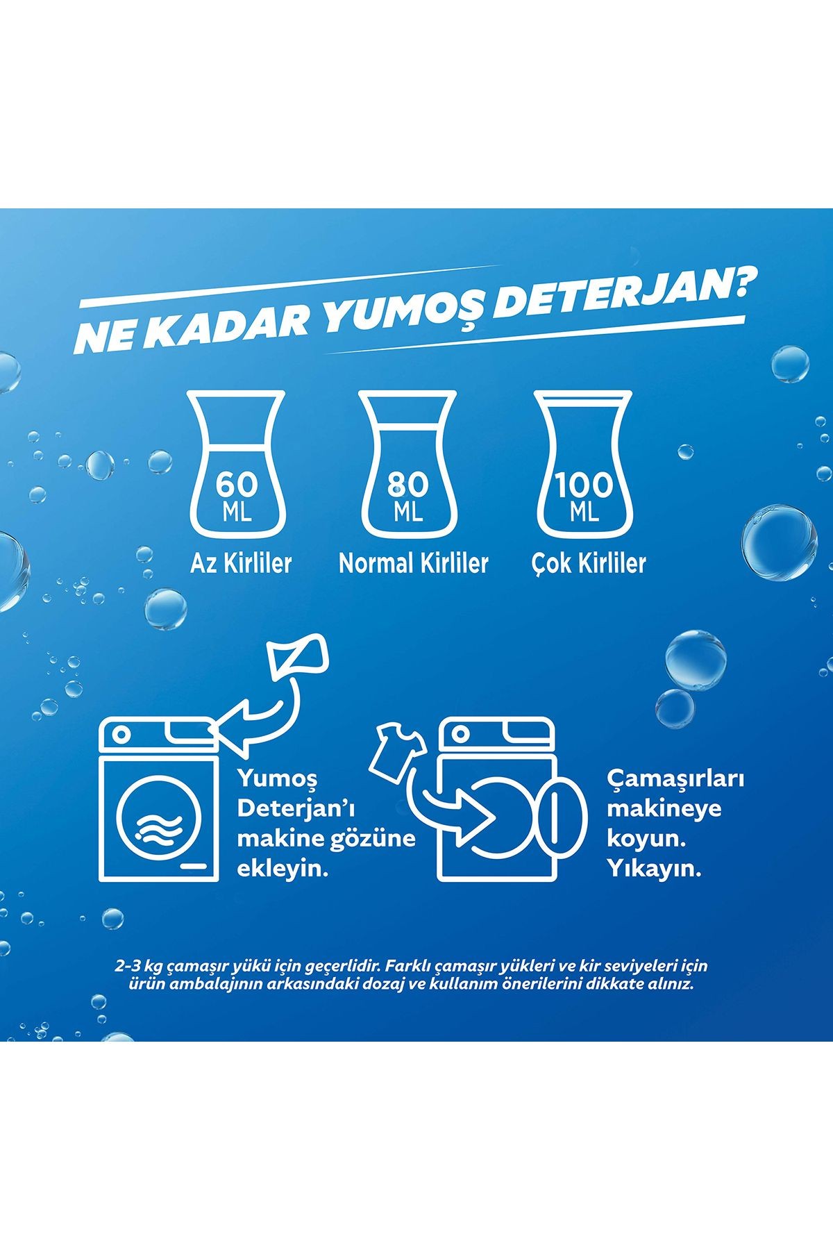 Yumoş Sıvı Deterjan Yoğun Terapi Tüm Renkliler İçin 2520 ml x3